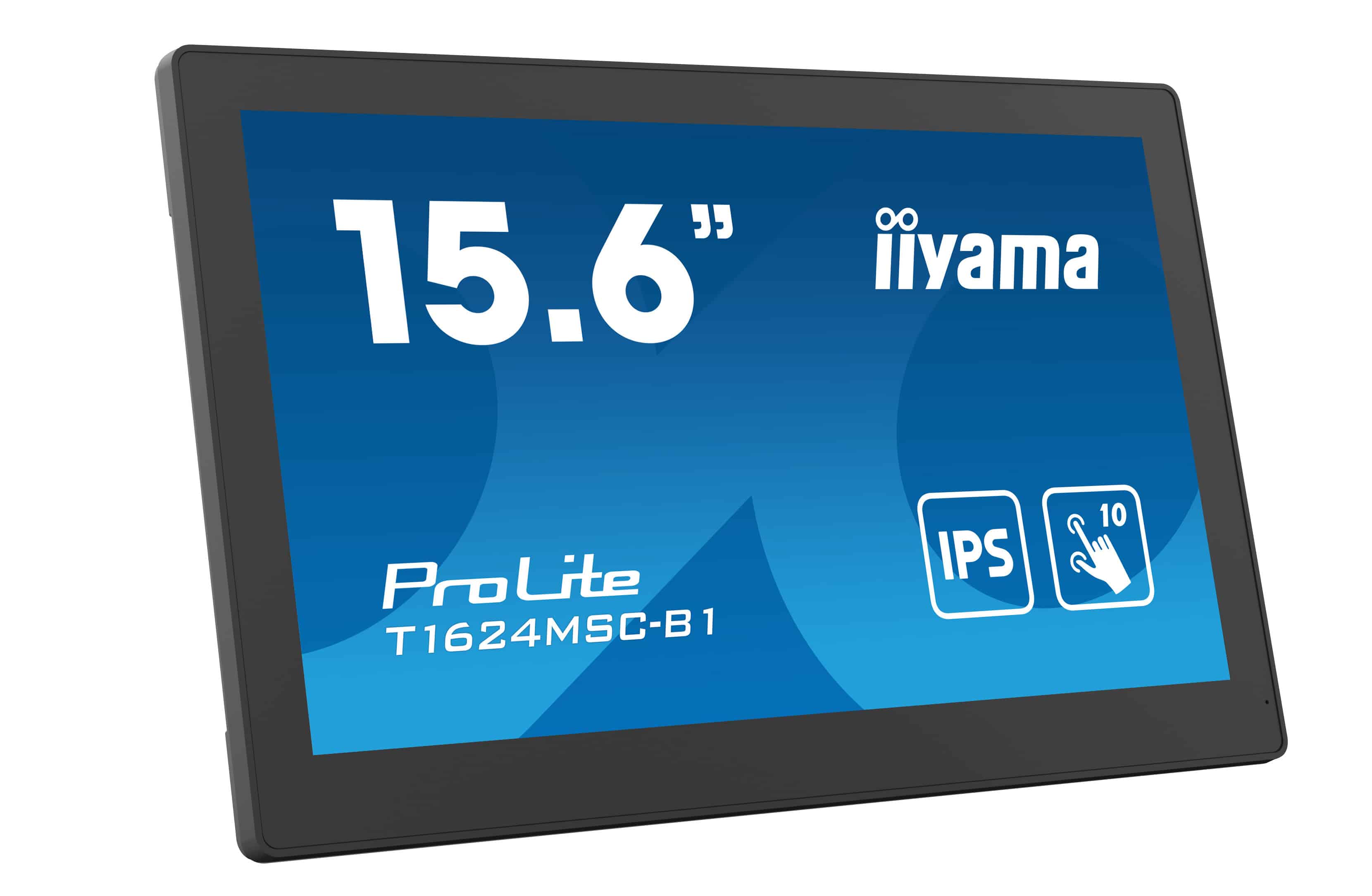 iiyama T1624MSC-B1 computer monitor 39,6 cm (15.6") 1920 x 1080 Pixels Full HD LED Touchscreen Zwart (T1624MSC-B1) thumbnail