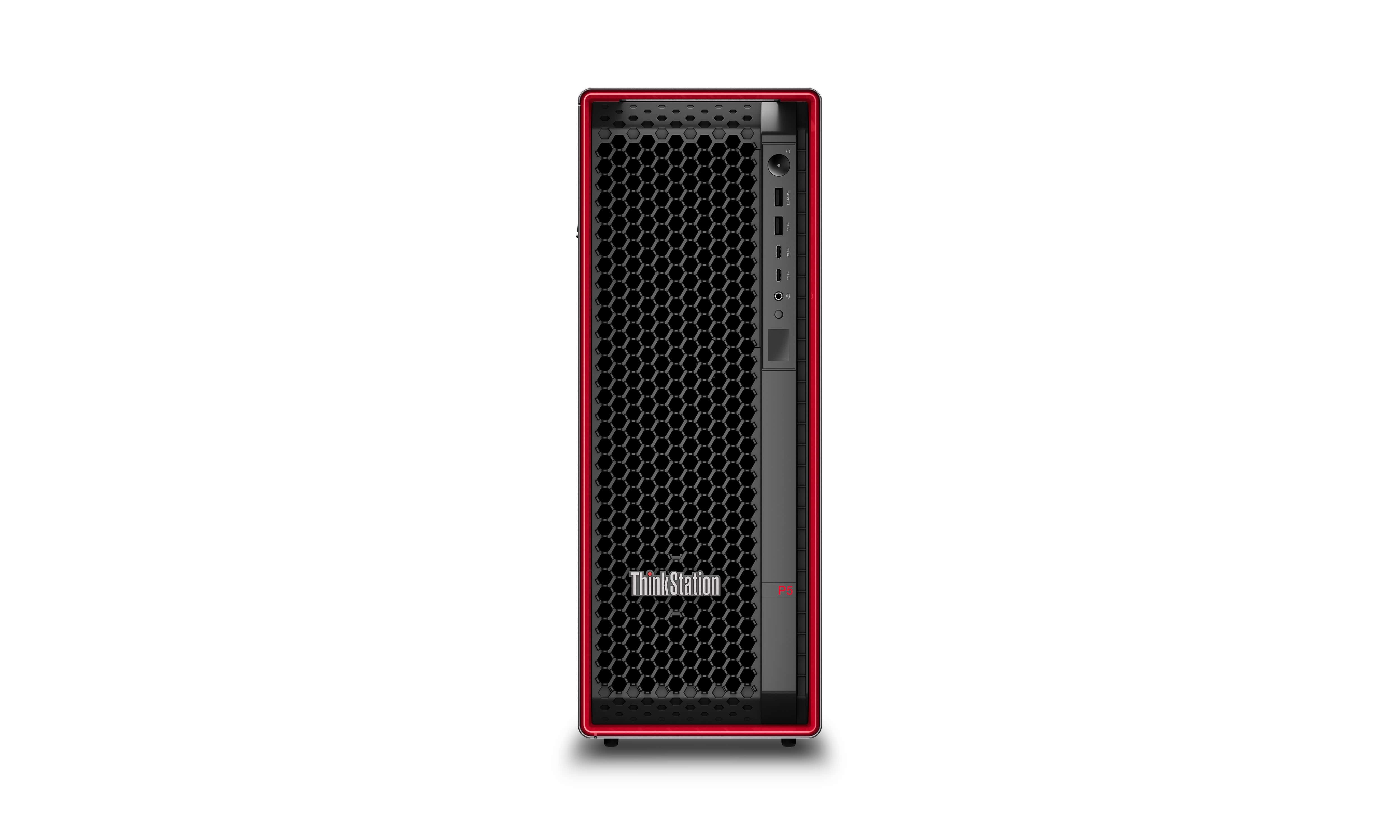 Lenovo ThinkStation P5 Intel® Xeon® W W5-2545 64 GB DDR5-SDRAM 1 TB SSD NVIDIA RTX 4000 Ada Windows 11 Pro for Workstations Tower Workstation Zwart, Rood (30GA0099GE) thumbnail