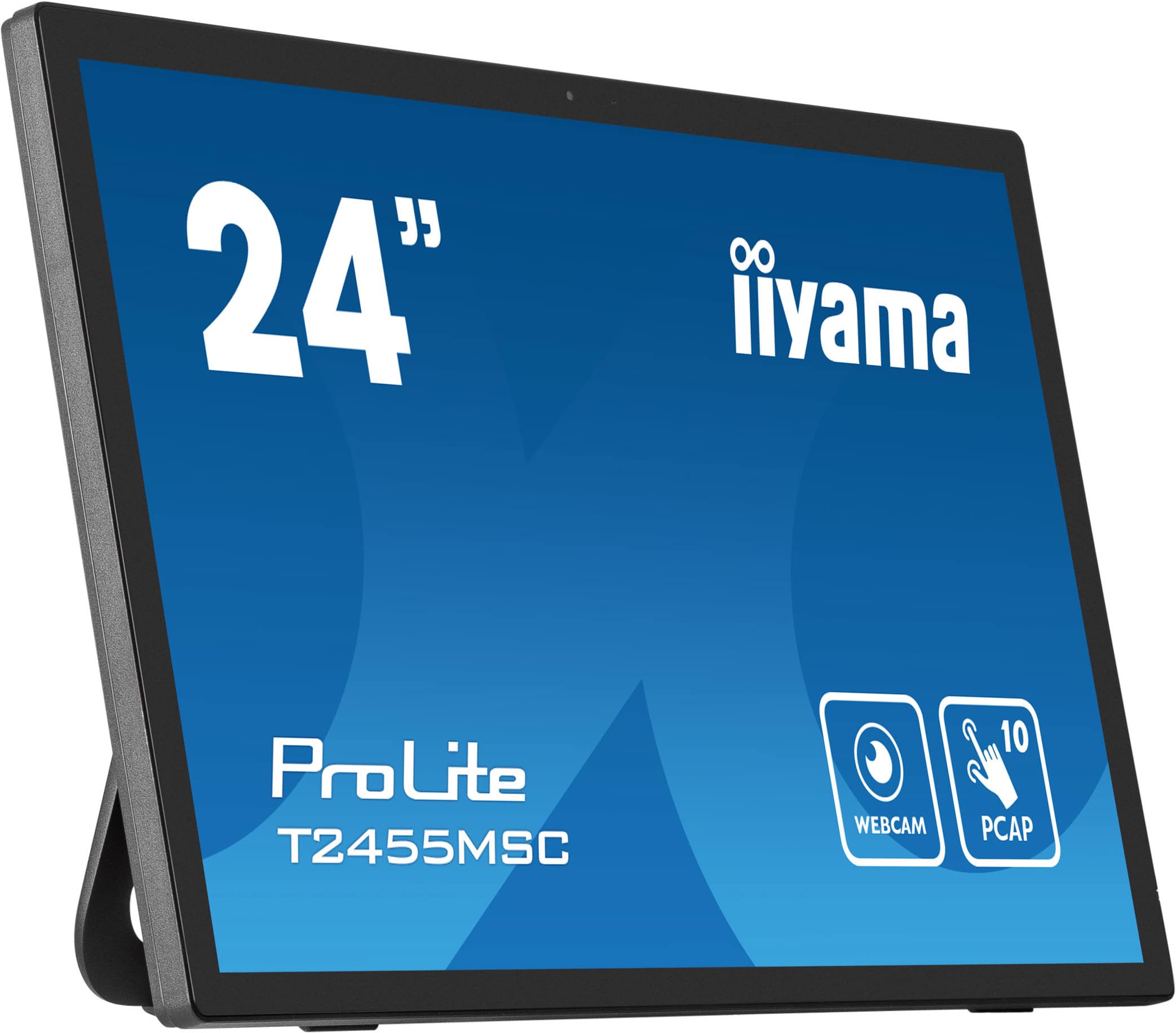iiyama T2455MSC-B1 computer monitor 61 cm (24") 1920 x 1080 Pixels Full HD LED Touchscreen Zwart (T2455MSC-B1) thumbnail