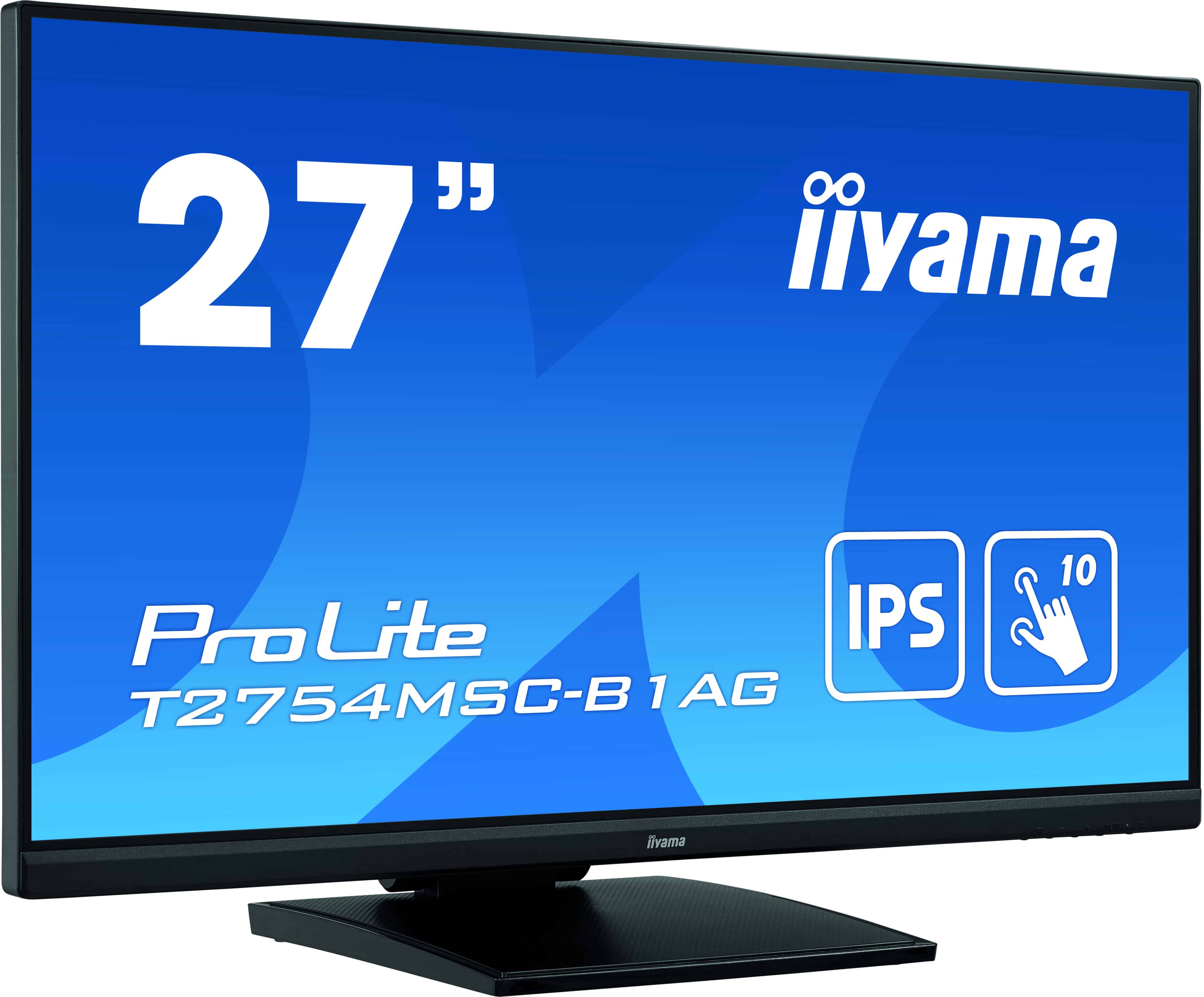 iiyama ProLite T2754MSC-B1AG computer monitor 68,6 cm (27") 1920 x 1080 Pixels Full HD LED Touchscreen Multi-gebruiker Zwart (T2754MSC-B1AG) thumbnail