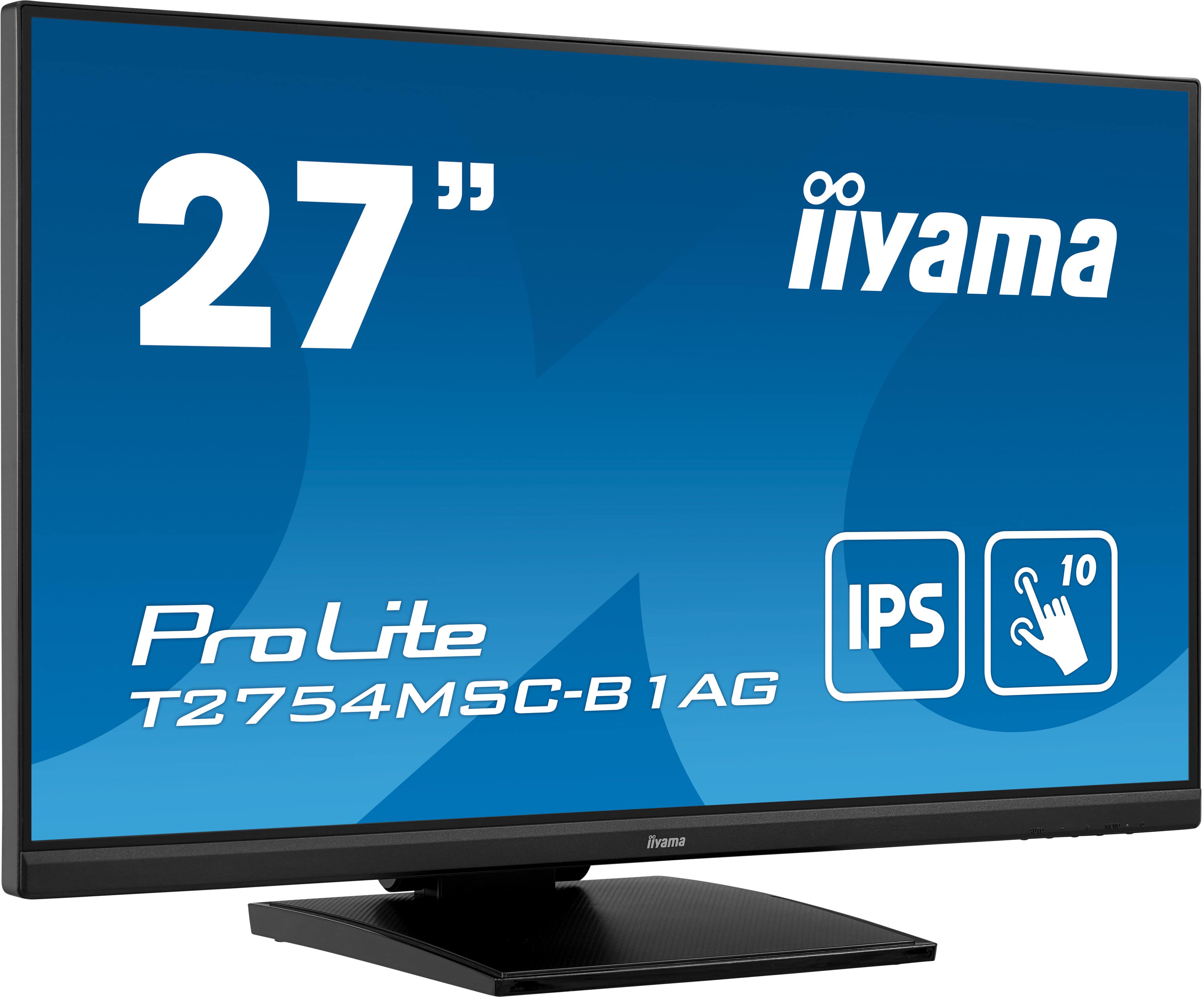 iiyama ProLite T2754MSC-B1AG computer monitor 68,6 cm (27") 1920 x 1080 Pixels Full HD LED Touchscreen Multi-gebruiker Zwart (T2754MSC-B1AG) thumbnail