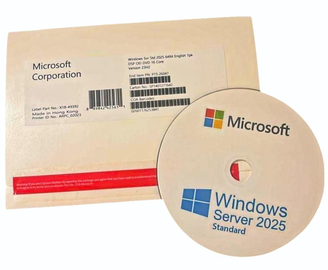 Microsoft Svr Std 2025 4 core Additional APOS (EP2-25368) thumbnail