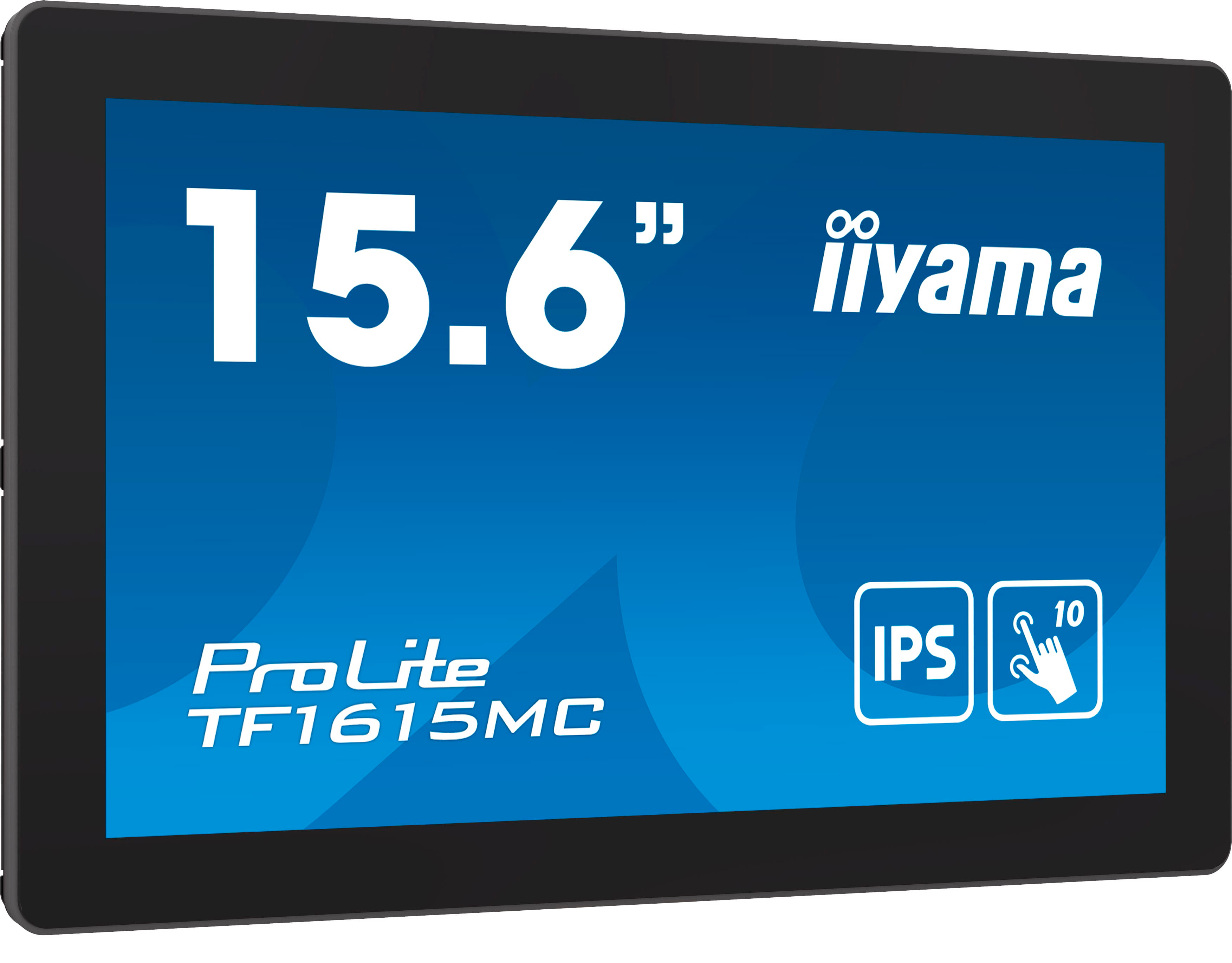 iiyama ProLite TF1615MC-B1 computer monitor 39,6 cm (15.6") 1920 x 1080 Pixels Full HD Touchscreen Zwart (TF1615MC-B1) thumbnail