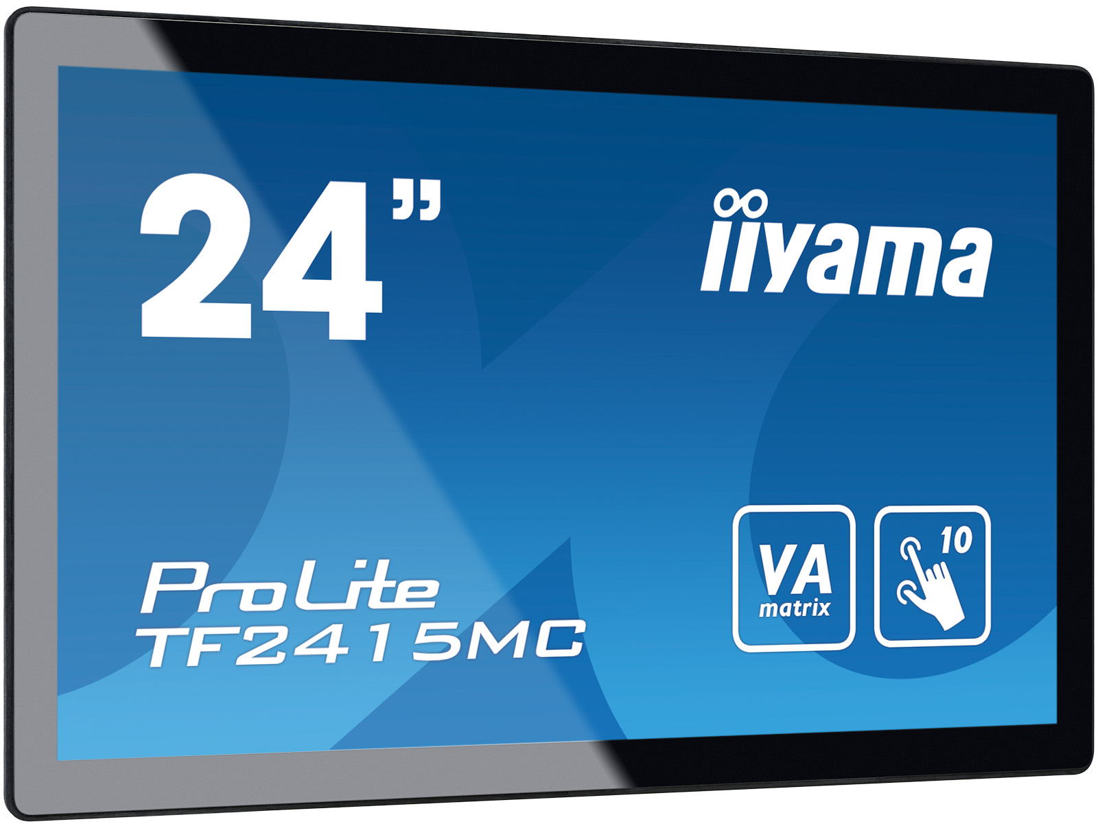 iiyama ProLite TF2415MC-B2 computer monitor 60,5 cm (23.8") 1920 x 1080 Pixels Full HD LED Touchscreen Multi-gebruiker Zwart (TF2415MC-B2) thumbnail