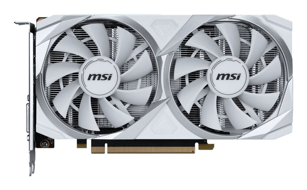 MSI VENTUS RTX 3050 2X XS WHITE 8G OC NVIDIA GeForce RTX 3050 8 GB GDDR6 (V809-4299R) thumbnail