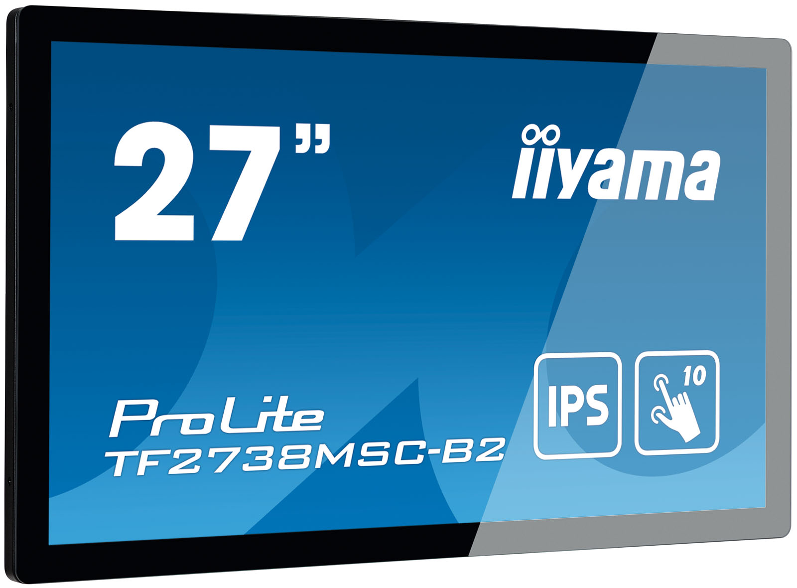 iiyama ProLite TF2738MSC-B2 computer monitor 68,6 cm (27") 1920 x 1080 Pixels Full HD LED Touchscreen Multi-gebruiker Zwart (TF2738MSC-B2) thumbnail