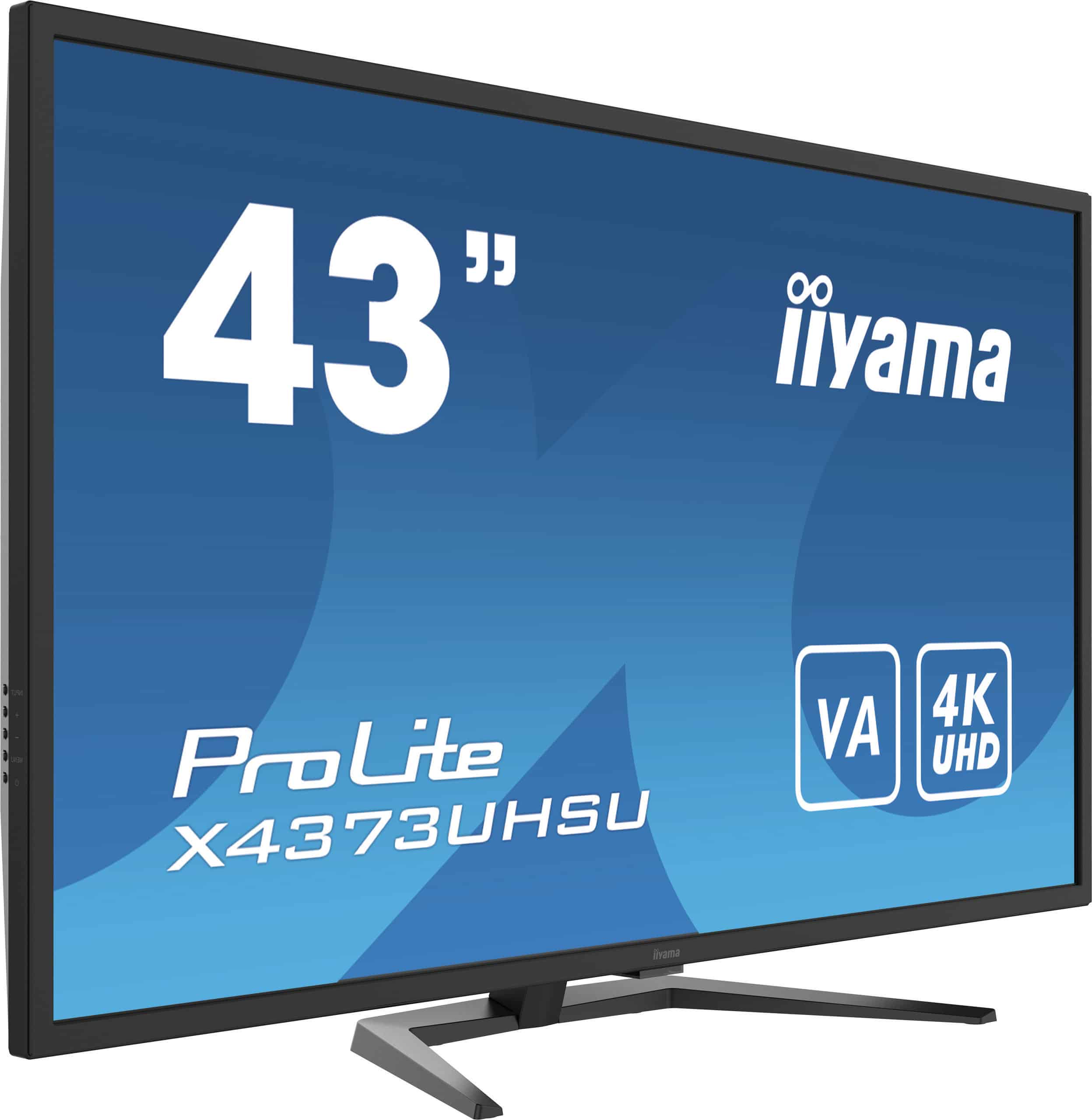 iiyama ProLite X4373UHSU-B1 computer monitor 108 cm (42.5") 3840 x 2160 Pixels 4K Ultra HD Zwart (X4373UHSU-B1) thumbnail