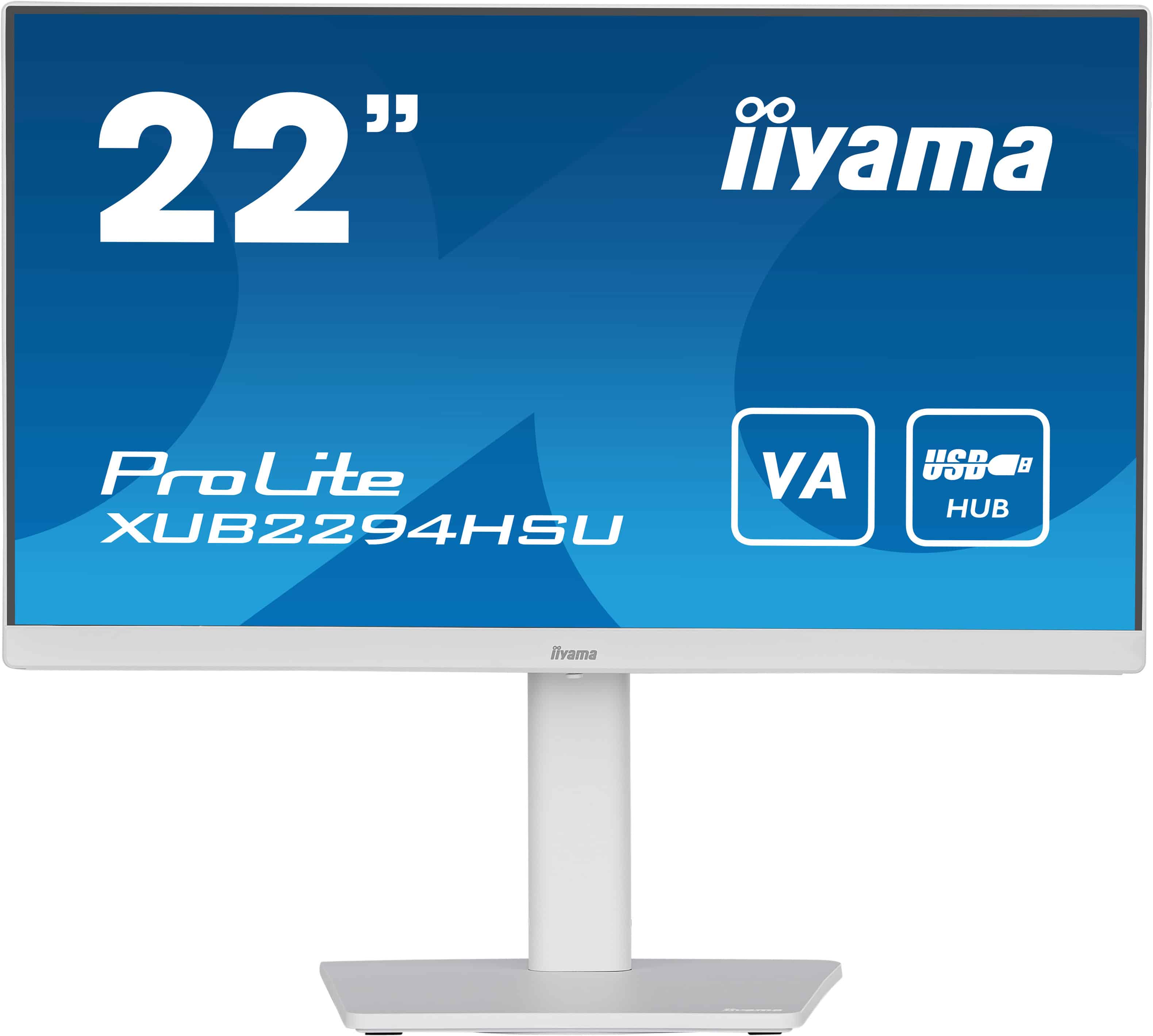 iiyama ProLite 54,6 cm (21.5) 1920 x 1080 Pixels Full HD Wit (XUB2294HSU-W2) thumbnail