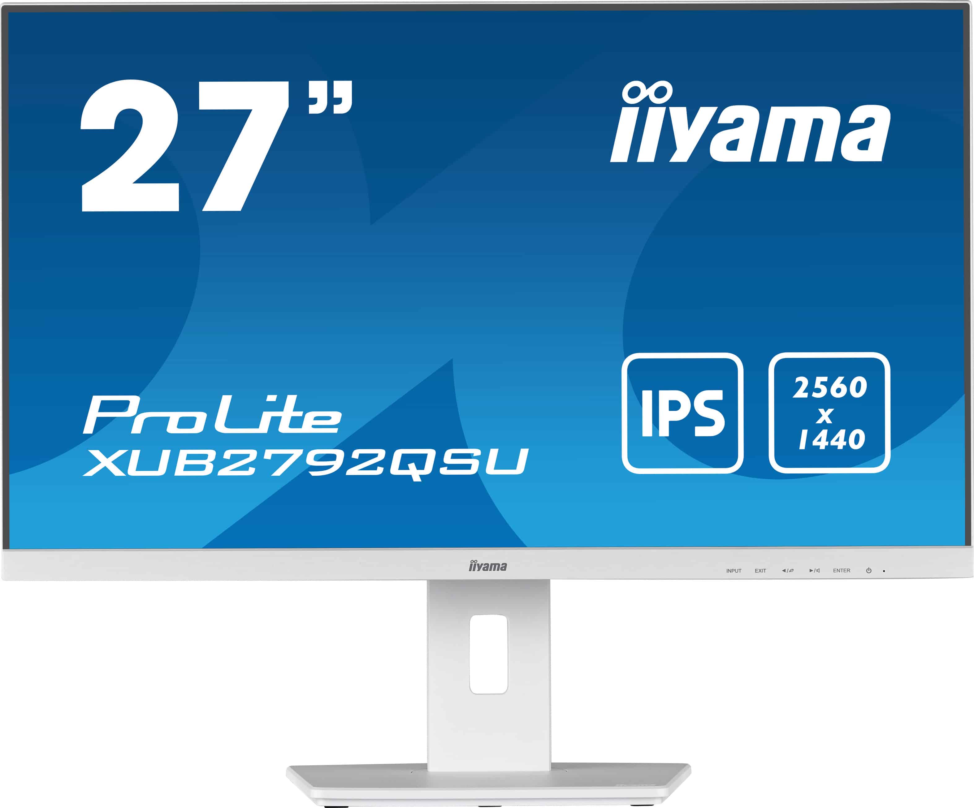 iiyama ProLite XUB2792QSU-W5 computer monitor 68,6 cm (27) 2560 x 1440 Pixels Wide Quad HD LED Wit (XUB2792QSU-W5) thumbnail