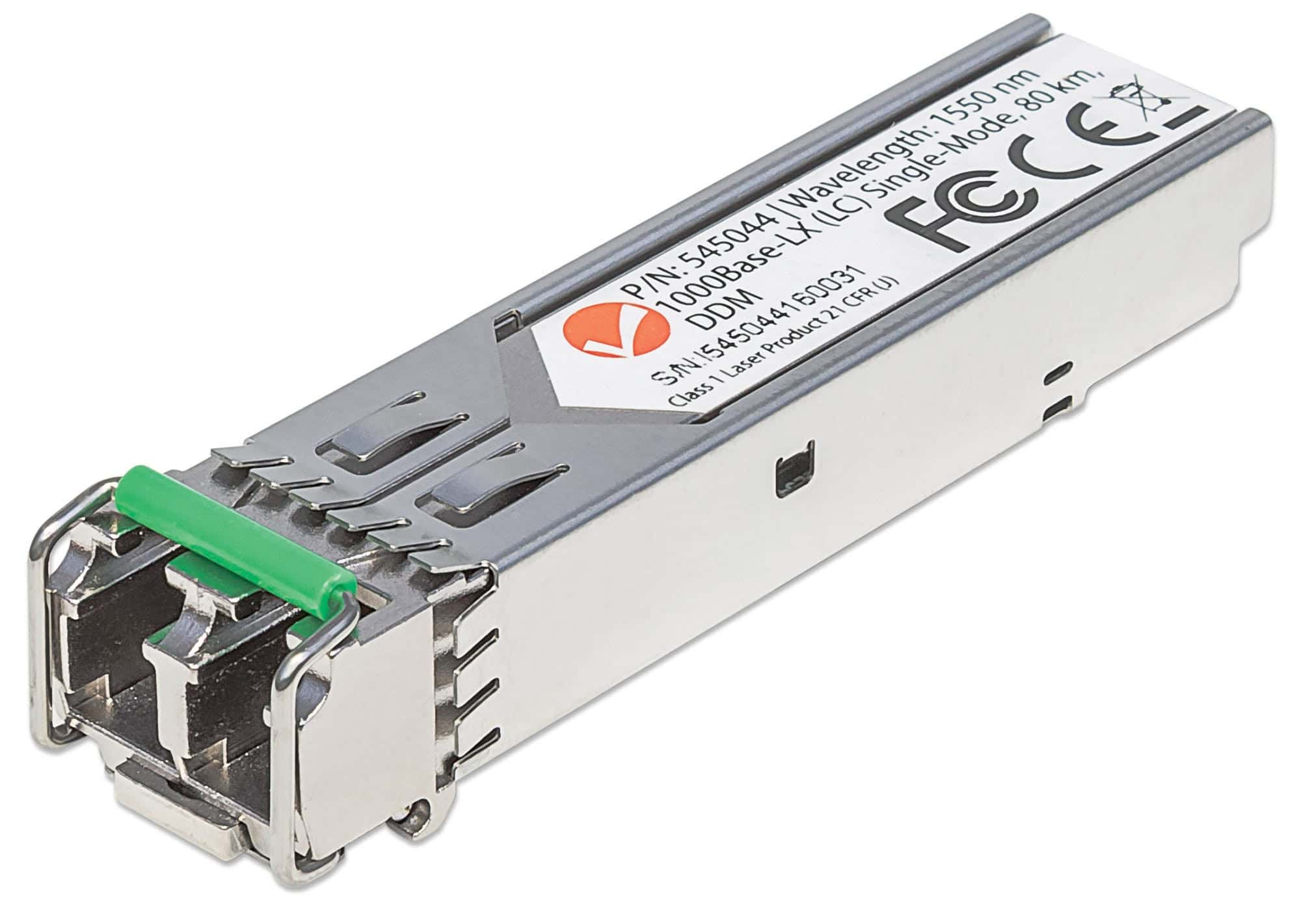 Intellinet Netwerk transceiver Gigabit SFP, 1000Base-LX (LC) single-mode, 80 km, 1550 nm, MSA-compatibel, equivalent aan Cisco GLC-ZX-SMD, 3 jaar garantie (545044) thumbnail