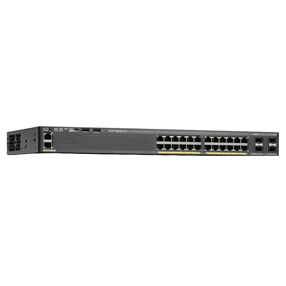 Cisco WS Catalyst 2960-X 24 GigE 4 x 1G SFP LAN (WS-C2960X-24TS-L-WS) thumbnail