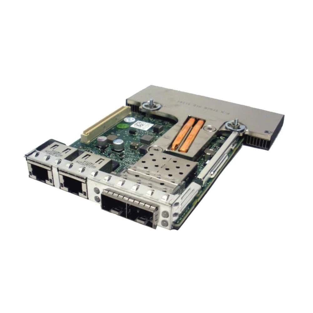 DELL BROADCOM 57800S QUAD PORT 2X 10GB SFP+ 2X 1GB RJ-45 RNDC (165T0) thumbnail