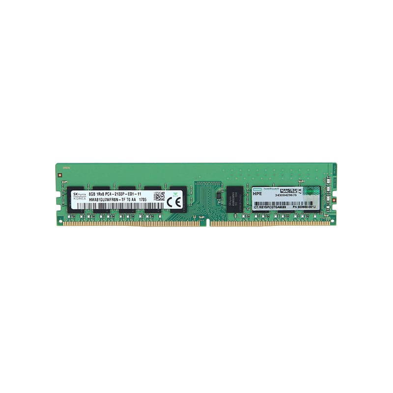 HP 8GB (1*8GB) 1RX8 PC4-17000P-E DDR4-2133MHZ ECC UDIMM (819880-B21) thumbnail