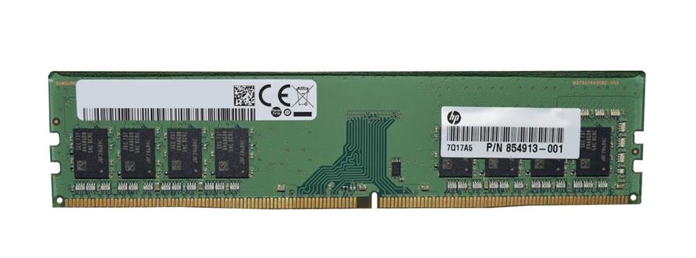 HP 8GB (1*8GB) 1RX8 PC4-19200T-U DDR4-2400MHZ UDIMM (854913-001) thumbnail