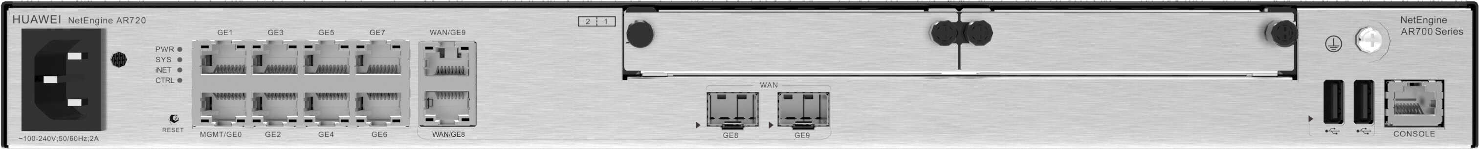 HUAWEI eKit AR700 Series AR720 bedrade router Gigabit Ethernet Grijs (02354GBG-001) thumbnail