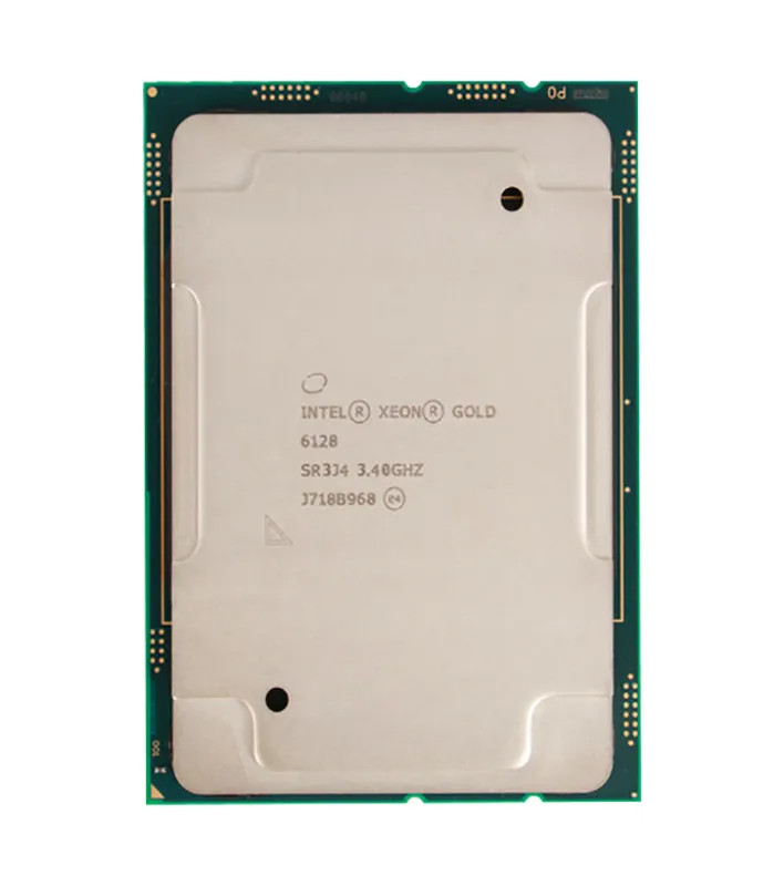 INTEL XEON 6 CORE CPU GOLD 6128 19.25MB 3.40GHZ 115W (SR3J4) thumbnail