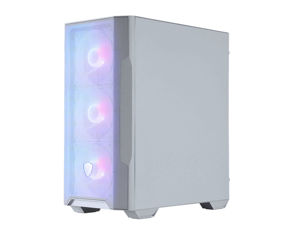 MSI MAG FORGE M100R Midi Tower Transparant, Wit (MAGFORGEM100RWHITE) thumbnail