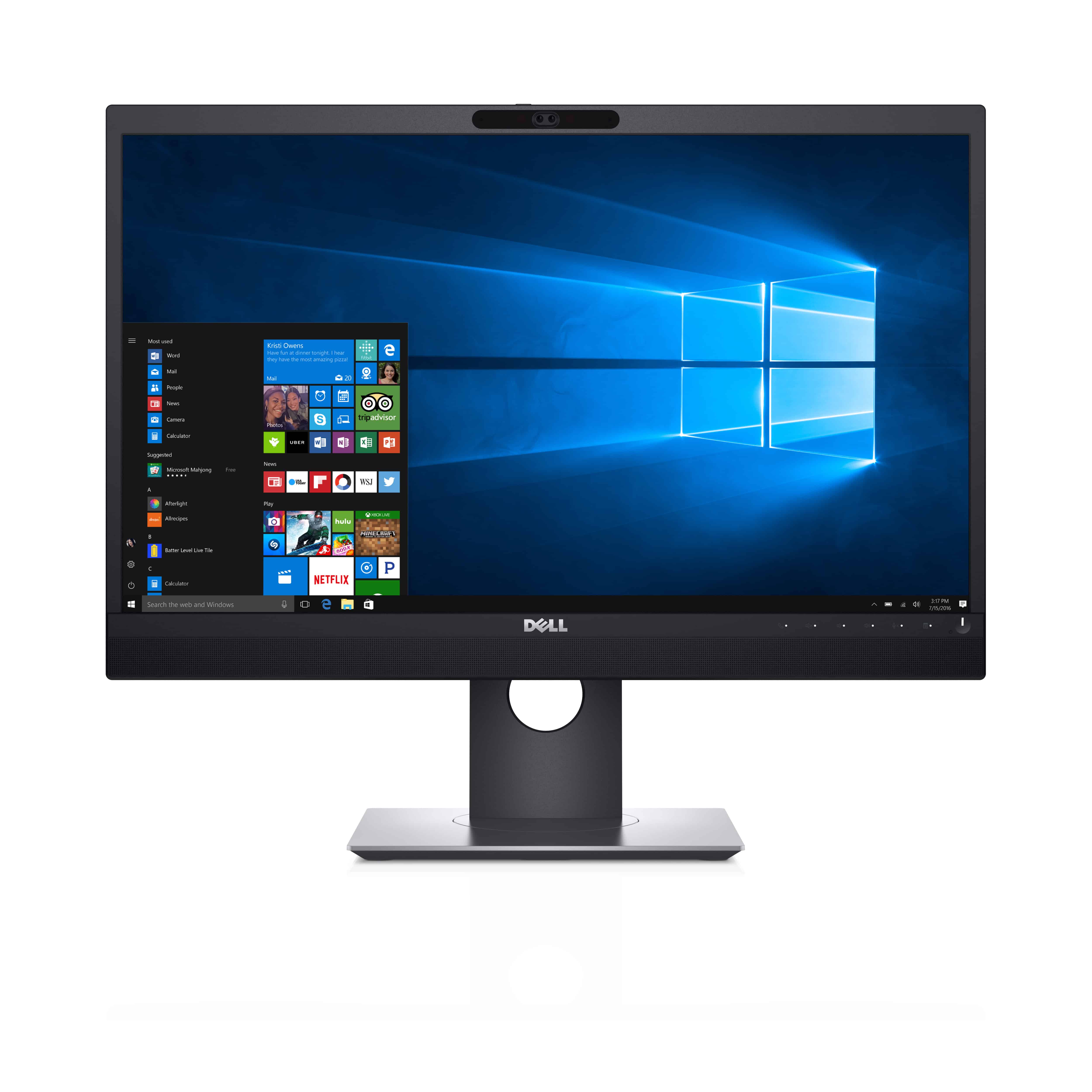 DELL 24 monitor voor videoconferencing: P2418HZM (210-AOEY) thumbnail