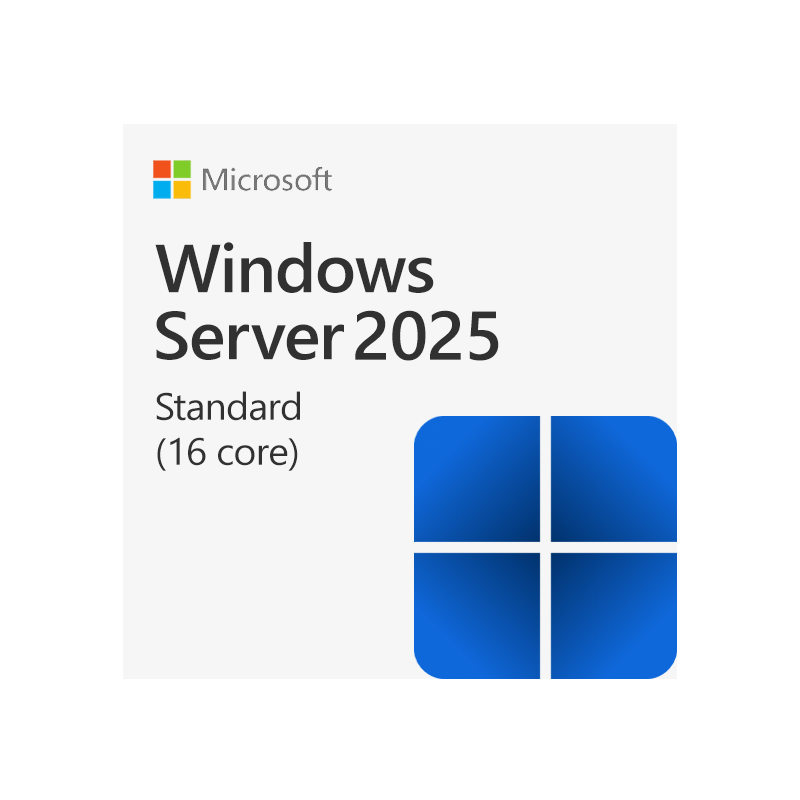 Microsoft CSP Windows Server Standard 16 Lic Core 2025 NP [P] (DG7GMGF0PWHC-0003-NP) thumbnail