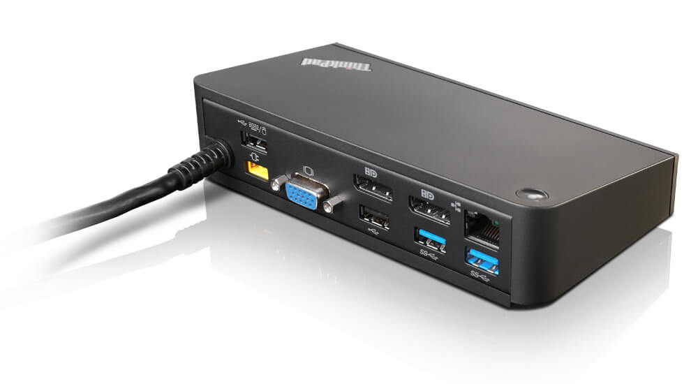 Lenovo 40A40090EU Bedraad USB 3.2 Gen 1 (3.1 Gen 1) Type-A Zwart (40A40090SA) thumbnail