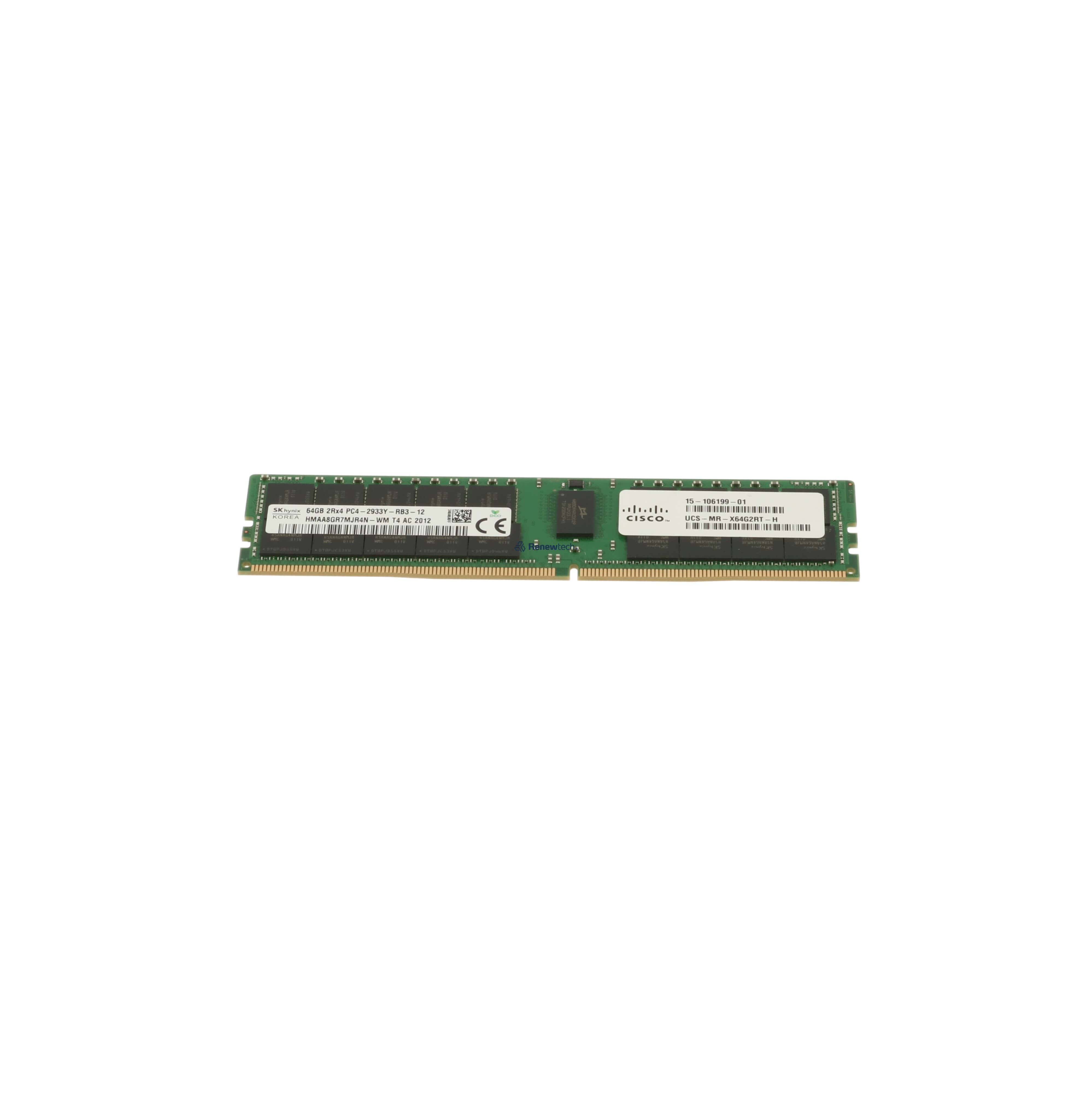 Cisco 64 GB DDR4-2933-MHz RDIMM/2Rx4 (UCS-MR-X64G2RT-H) thumbnail