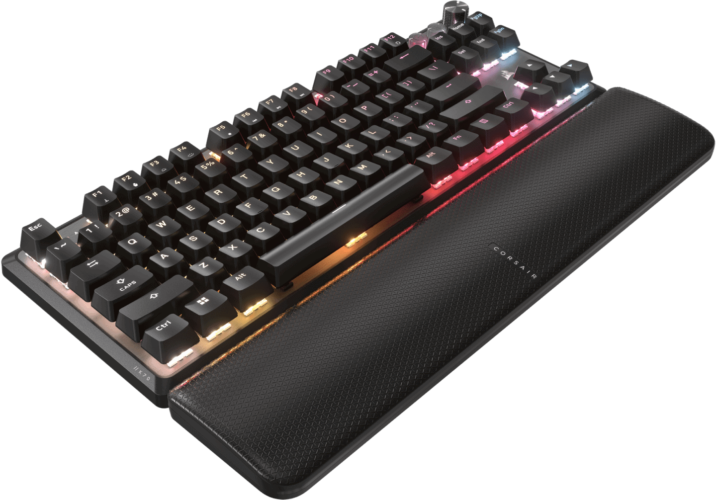 Corsair K70 Pro TKL Gaming Tastatur, TKL-Tastatur (80%), Corsair MGX – schwarz, ISO (DE) (CH-911911G-DE) (CH-911911G-DE) thumbnail