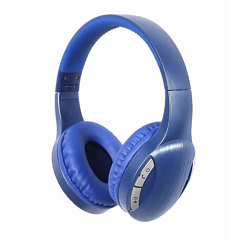 gembird Stereo-Kopfhörer mit integriertem Mikrofon blau (BTHS-01-B) thumbnail
