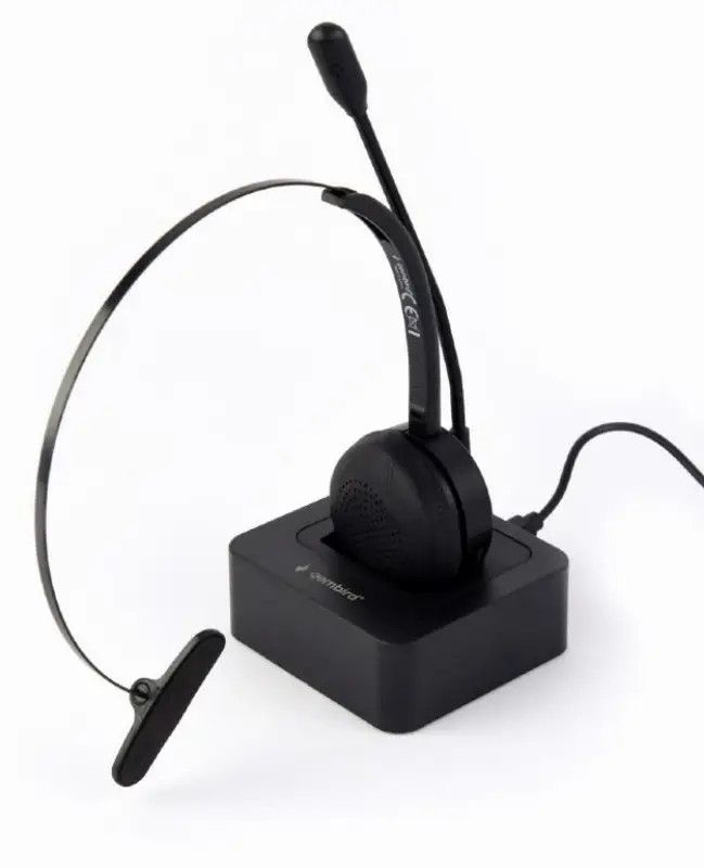 gembird BT-Headset für Callcenter, mono, schwarz (BTHS-M-01) thumbnail