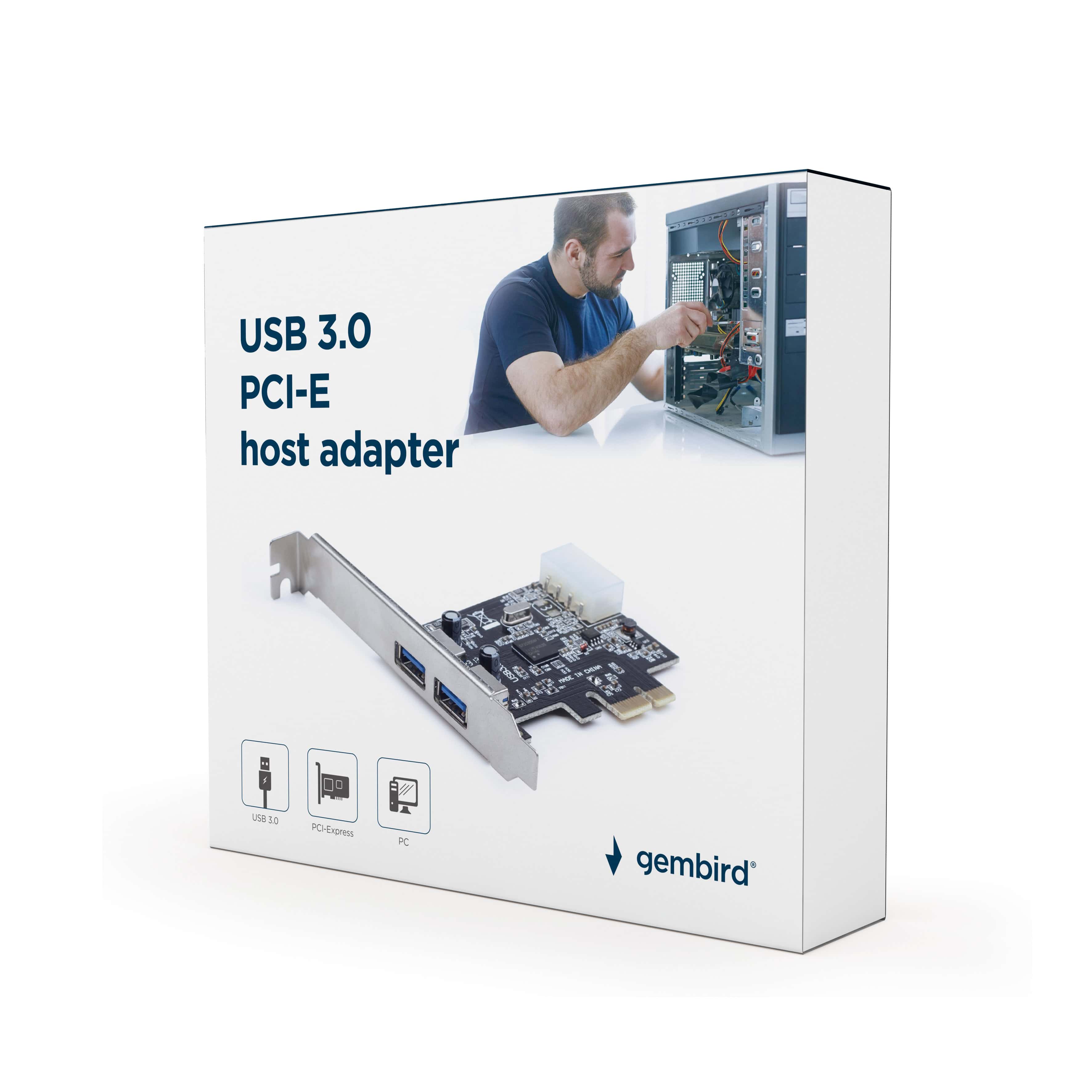 Gembird UPC-30-2P USB Adapter PCIe USB (UPC-30-2P) thumbnail