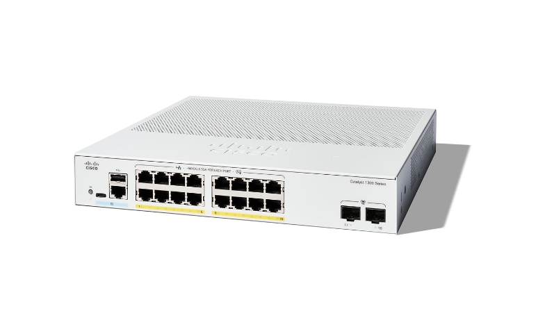 Cisco Catalyst 1300 16p GE 2x1G SFP (C1300-16T-2G) thumbnail