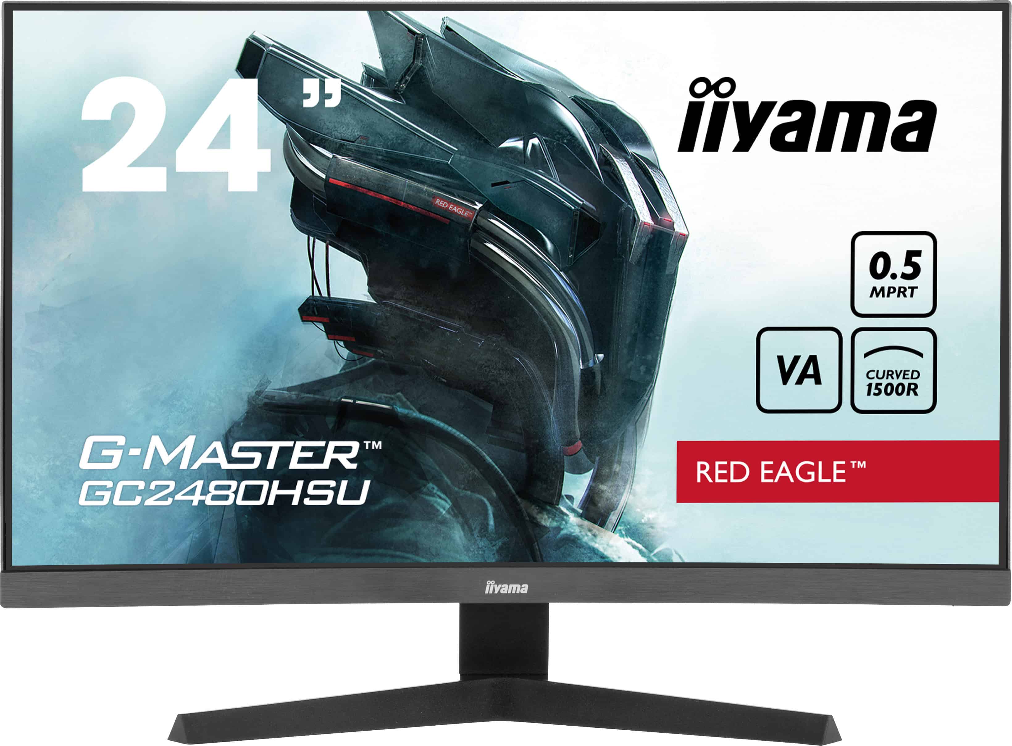 iiyama G-MASTER GC2480HSU-B1 computer monitor 61 cm (24) 1920 x 1080 Pixels Full HD LED Zwart (GC2480HSU-B1) thumbnail