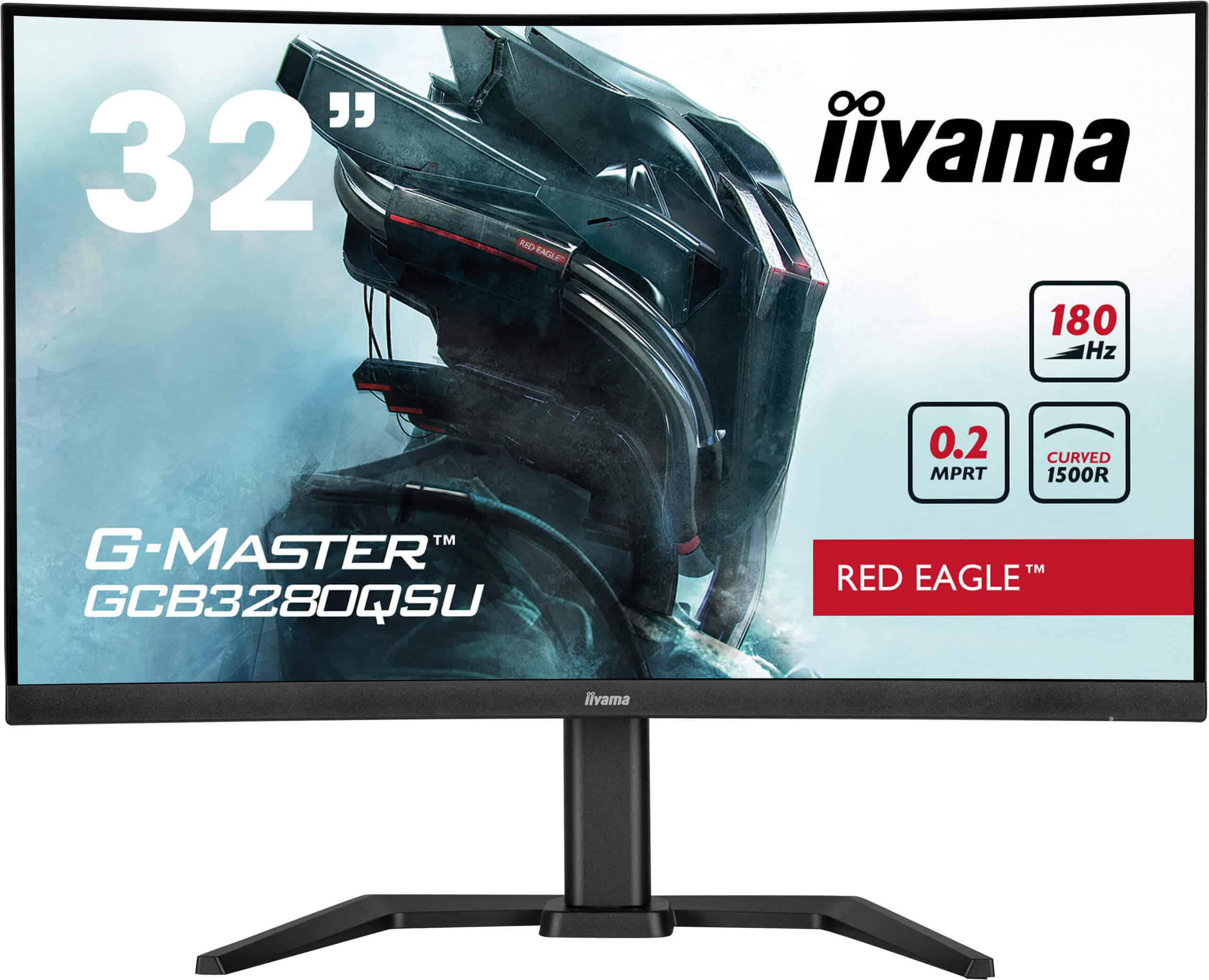 iiyama G-MASTER GCB3280QSU-B2 computer monitor 80 cm (31.5) 2560 x 1440 Pixels Dual QHD LED Zwart (GCB3280QSU-B2) thumbnail
