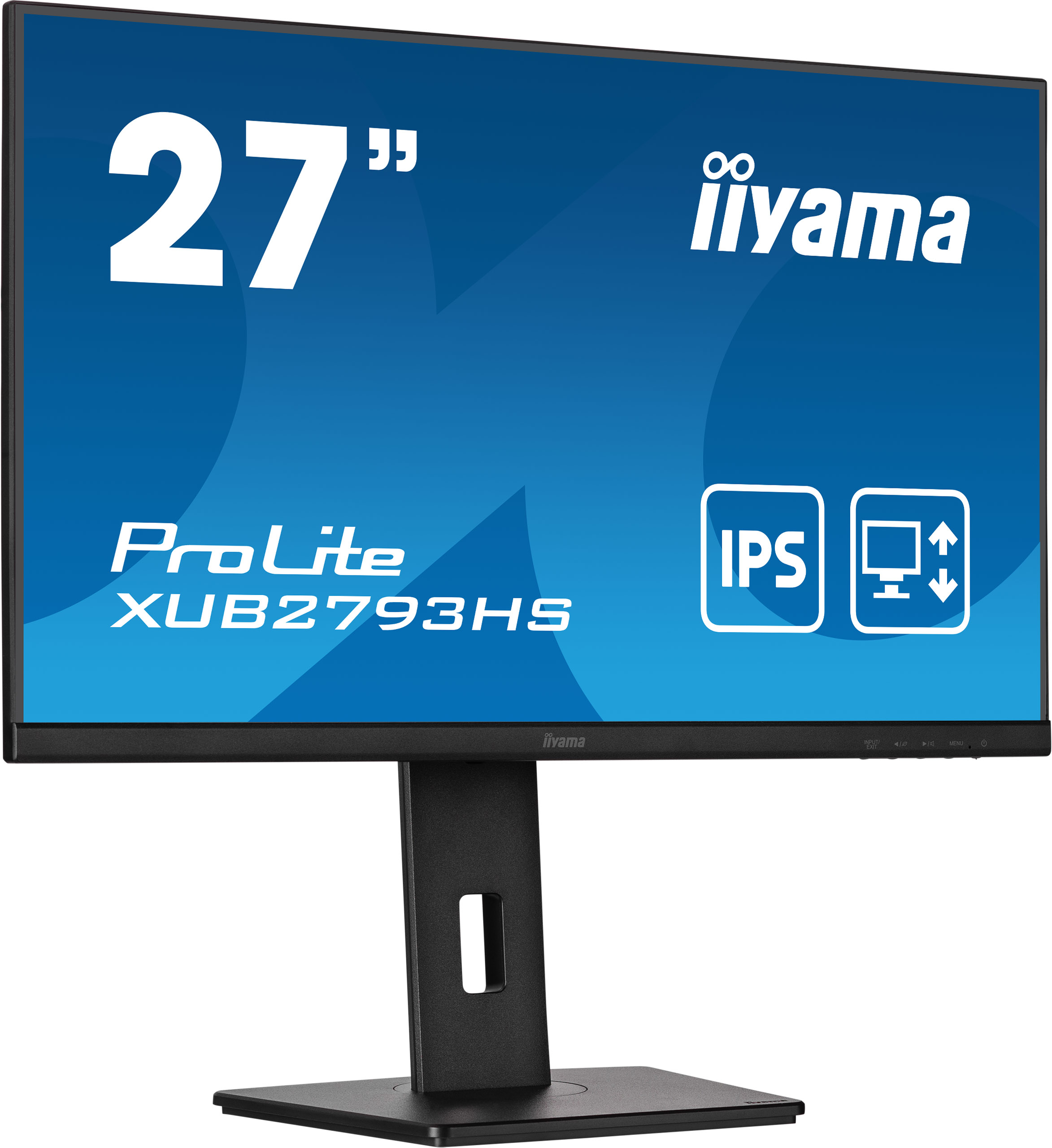 iiyama ProLite XUB2793HS-B7 computer monitor 68,6 cm (27") 1920 x 1080 Pixels Full HD LED Zwart (XUB2793HS-B7) thumbnail
