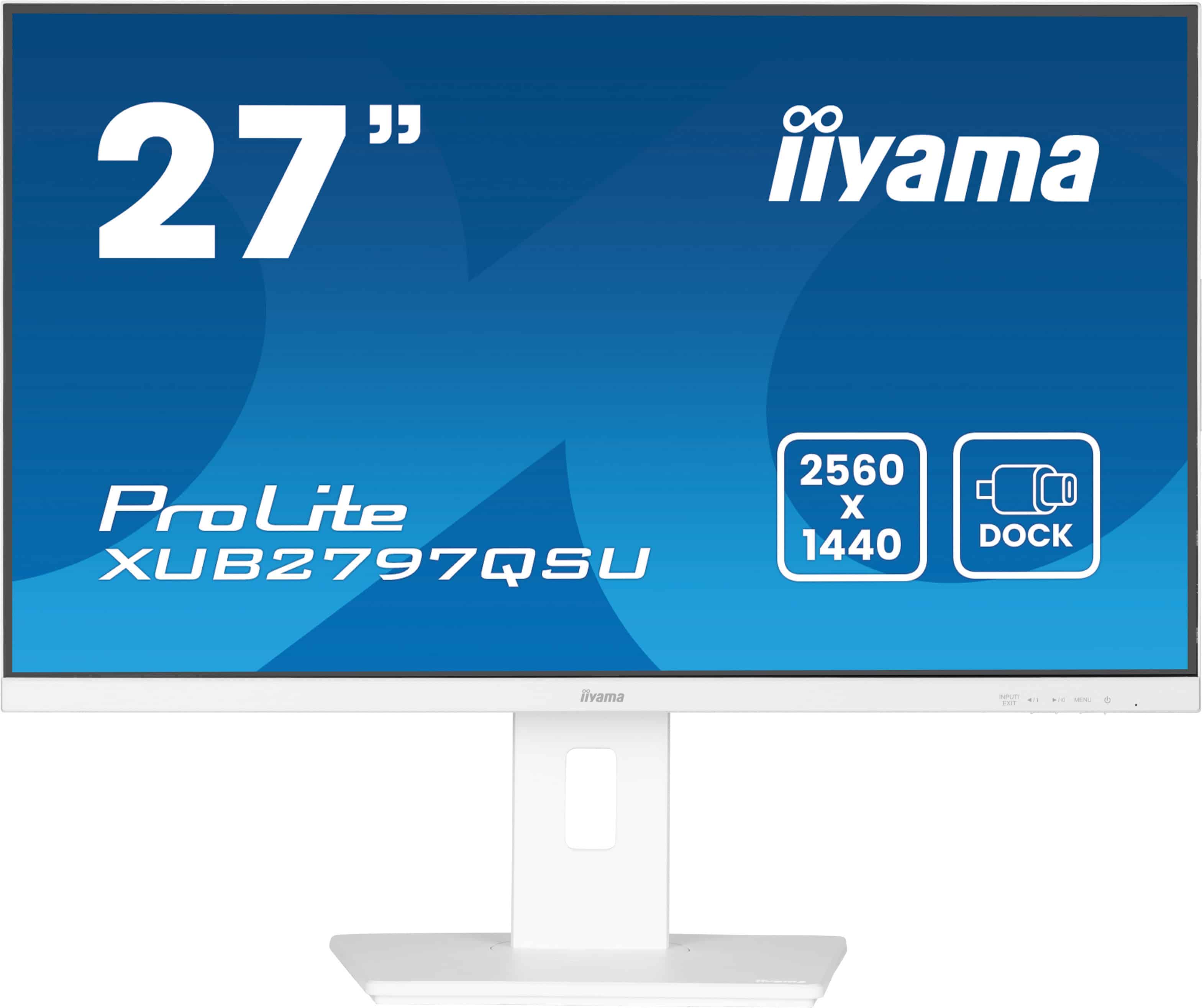 iiyama ProLite XUB2797QSU-W2 computer monitor 68,6 cm (27) 2560 x 1440 Pixels Quad HD LED Wit (XUB2797QSU-W2) thumbnail
