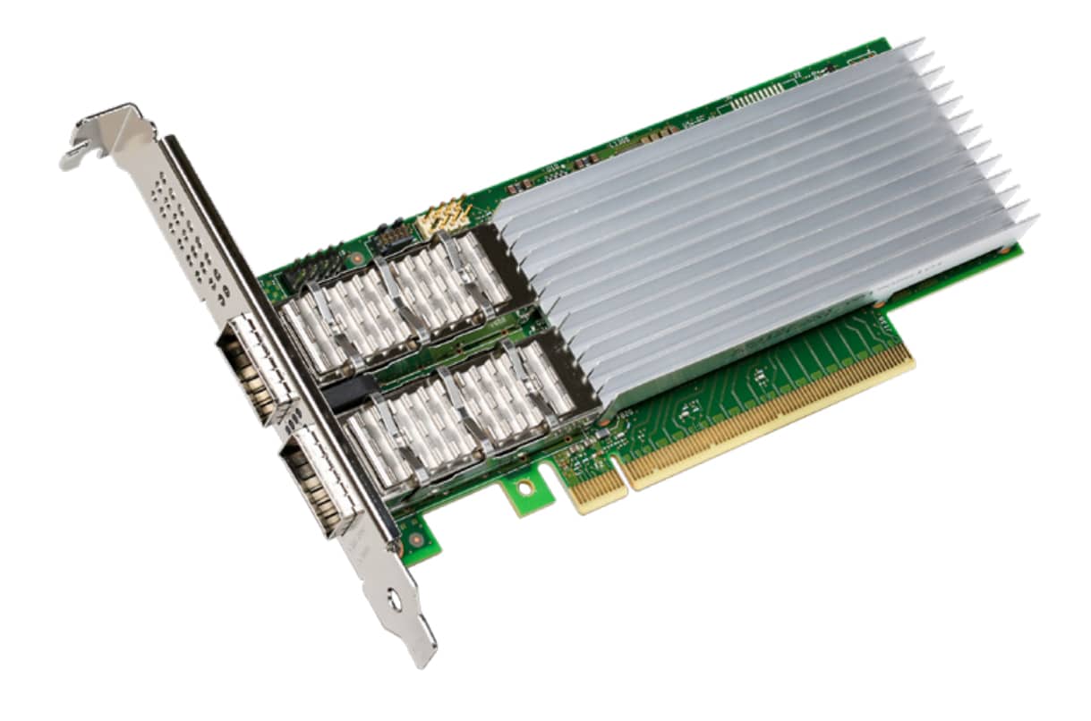 Intel Ethernet Network Adapter E810-CQDA2 Intern Fiber 100000 Mbit/s (E810CQDA2BLK) thumbnail