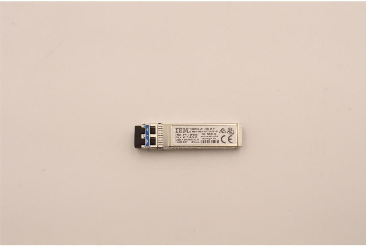 Lenovo Transceiver LNV SFP+ 10GBase-LR SR650 (78P3817) thumbnail