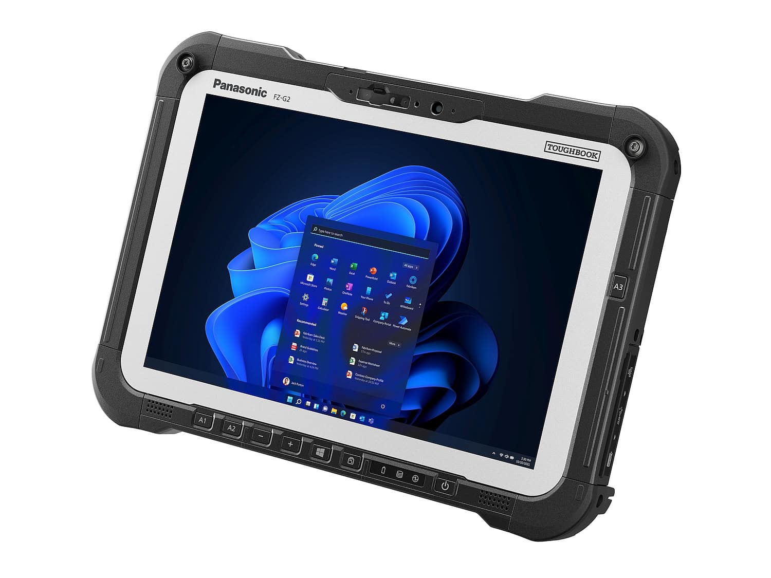Panasonic TOUGHBOOK G2 mk3, 25,7cm (10,1''), USB, Ethernet, 4G, NFC, SSD, Win. 11 Pro, zwart (FZ-G2NBMBGBE) thumbnail