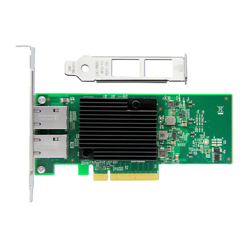 Intel 10Gb 2-Port Server Adapter X710-T2L(2xRJ45) LP bulk (Di) Orginal Intel inkl. Yottamark/Brady ID (X710T2LBLK) thumbnail