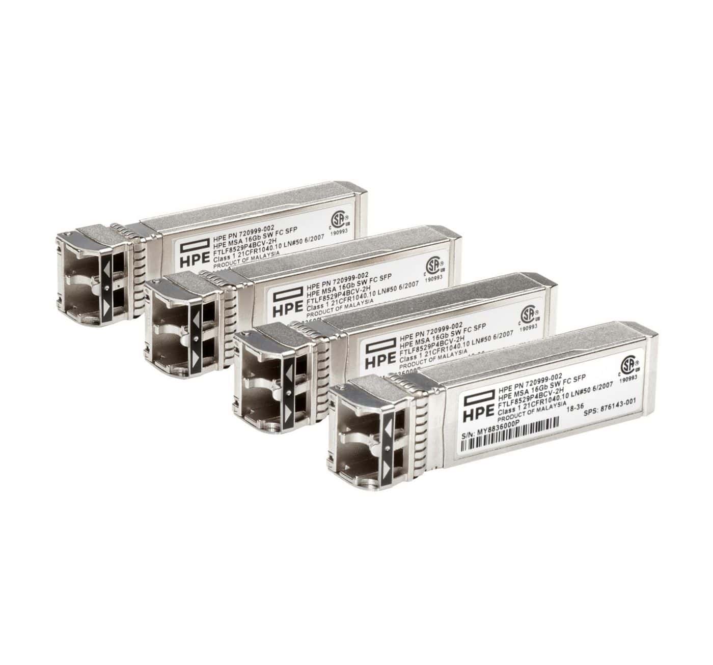 HP MSA2040 8GB SW FC SFP+ 4Pack. (C8R23B-RFB) thumbnail