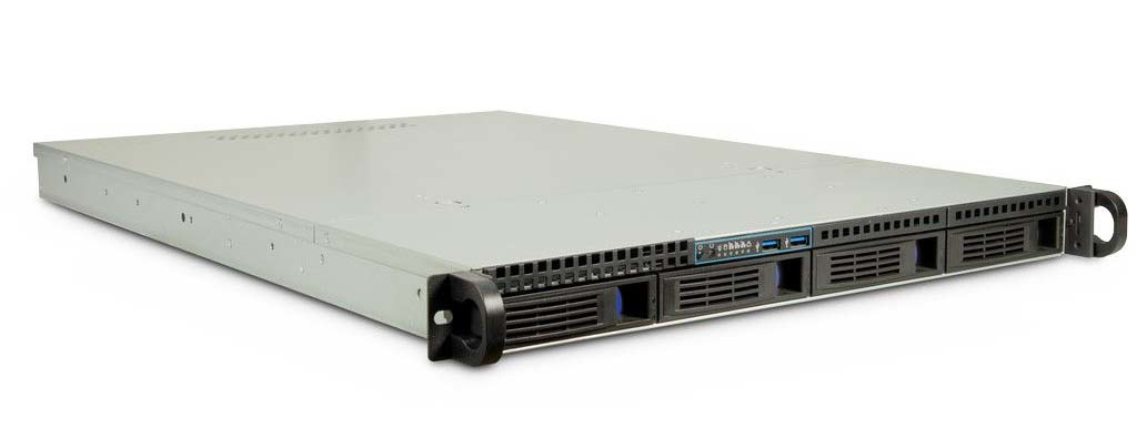 Inter-Tech IPC 1U-1404 Rack Zwart, Roestvrijstaal (88887115) thumbnail