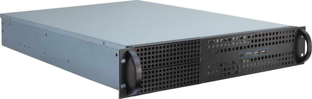 Inter-Tech 2U-2129N Rack Zwart, Zilver (88887194) thumbnail