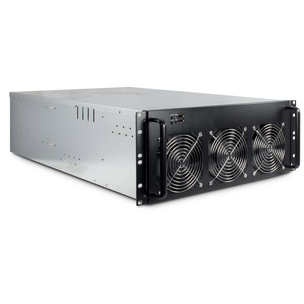 Inter-Tech 88887236 computerbehuizing Rack Zwart, Grijs (88887236) thumbnail