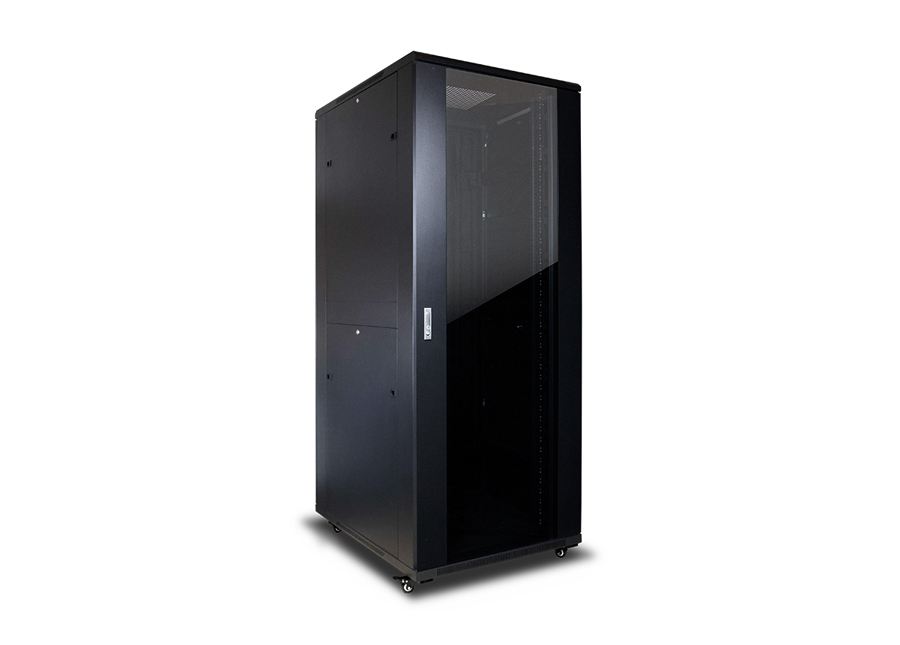 Inter-Tech 88887257 rack 42U Vrijstaande rek Zwart (88887257) thumbnail