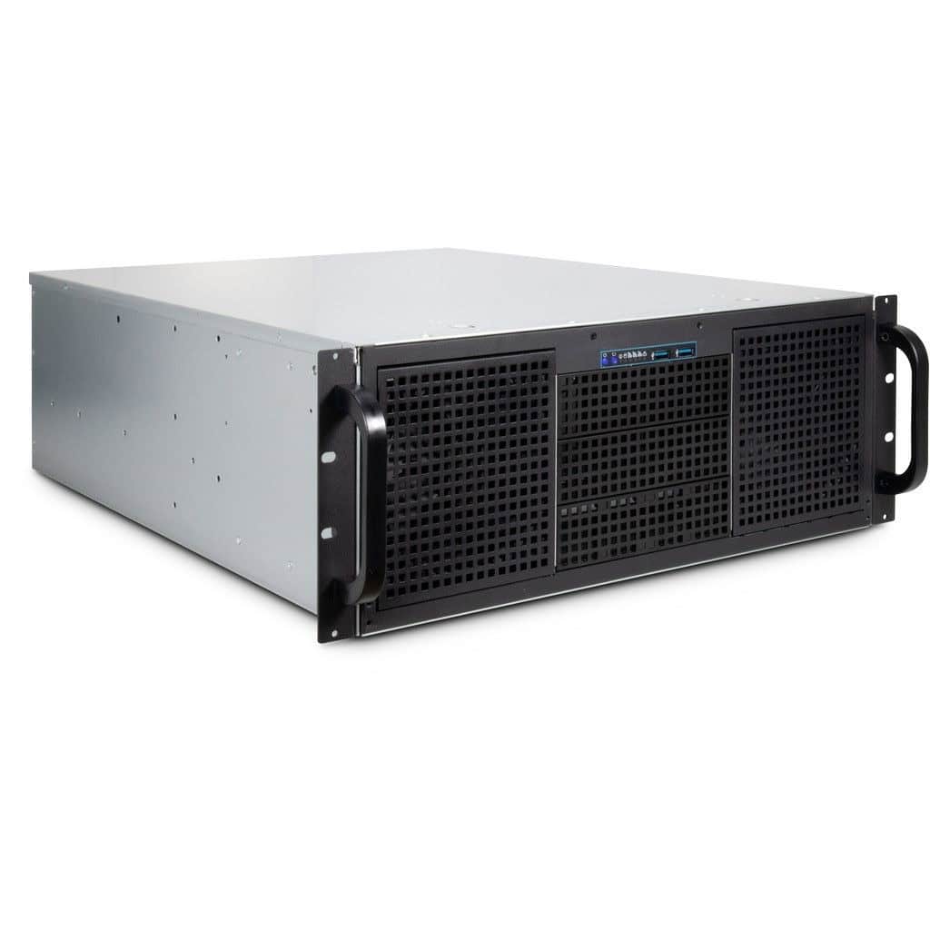 Inter-Tech 4U 40255 Rack Zwart, Grijs (88887304) thumbnail
