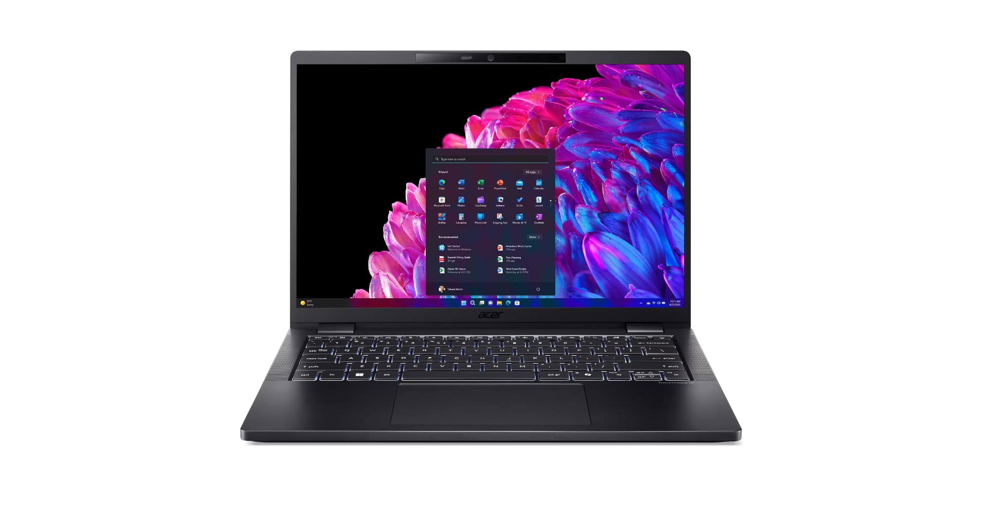 Acer TravelMate P6 14 TMP614-73-TCO-72YL Intel Core Ultra 7 155H Laptop 35,6 cm (14") WQXGA 32 GB LPDDR5x-SDRAM 1 TB SSD Wi-Fi 7 (802.11be) Windows 11 Pro Nederlands Zwart (NX.B5WEH.004) thumbnail