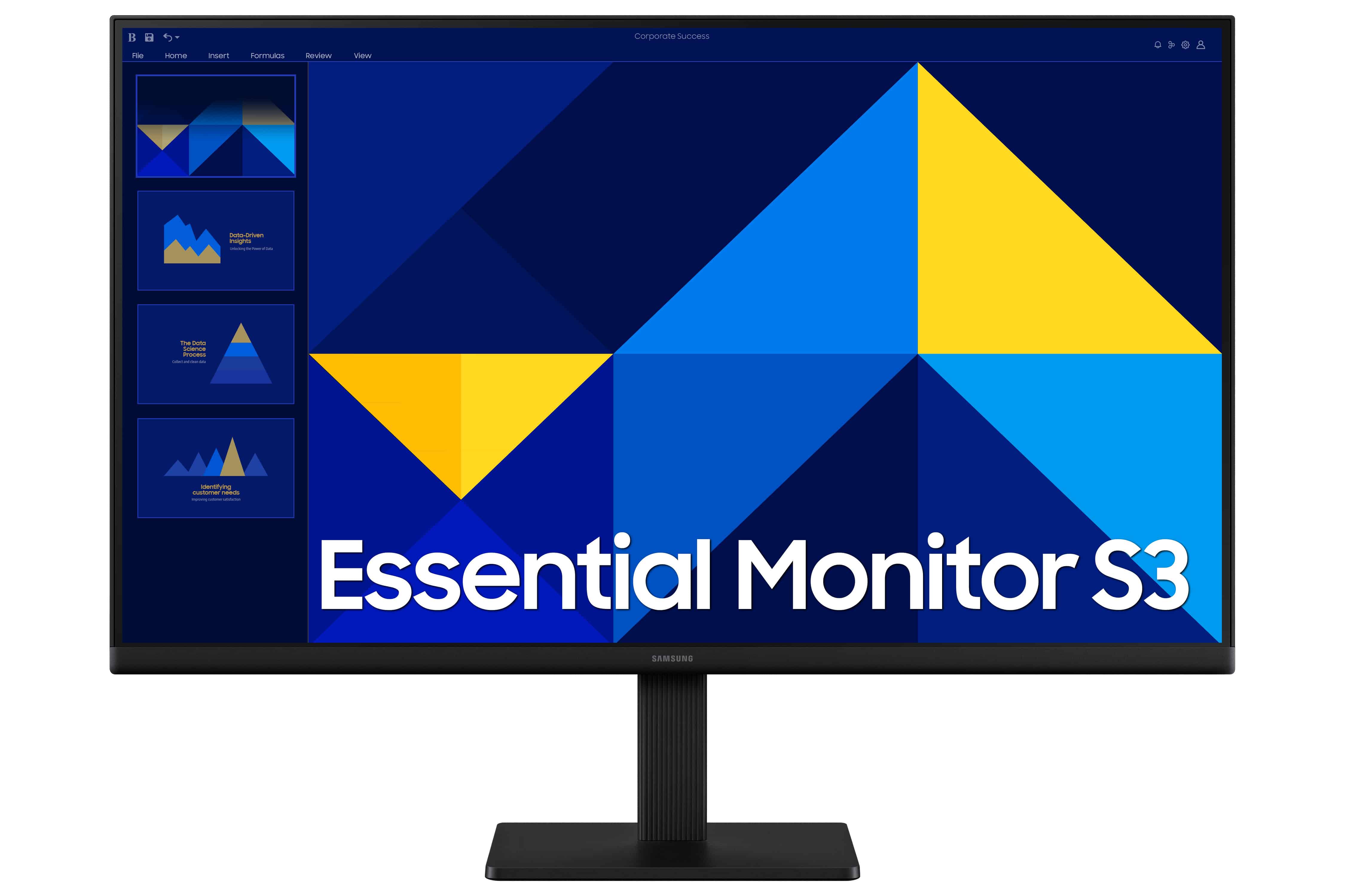 Samsung S24D302G computer monitor 61 cm (24") 1920 x 1080 Pixels Full HD LCD Zwart (LS24D302GAUXEN) thumbnail