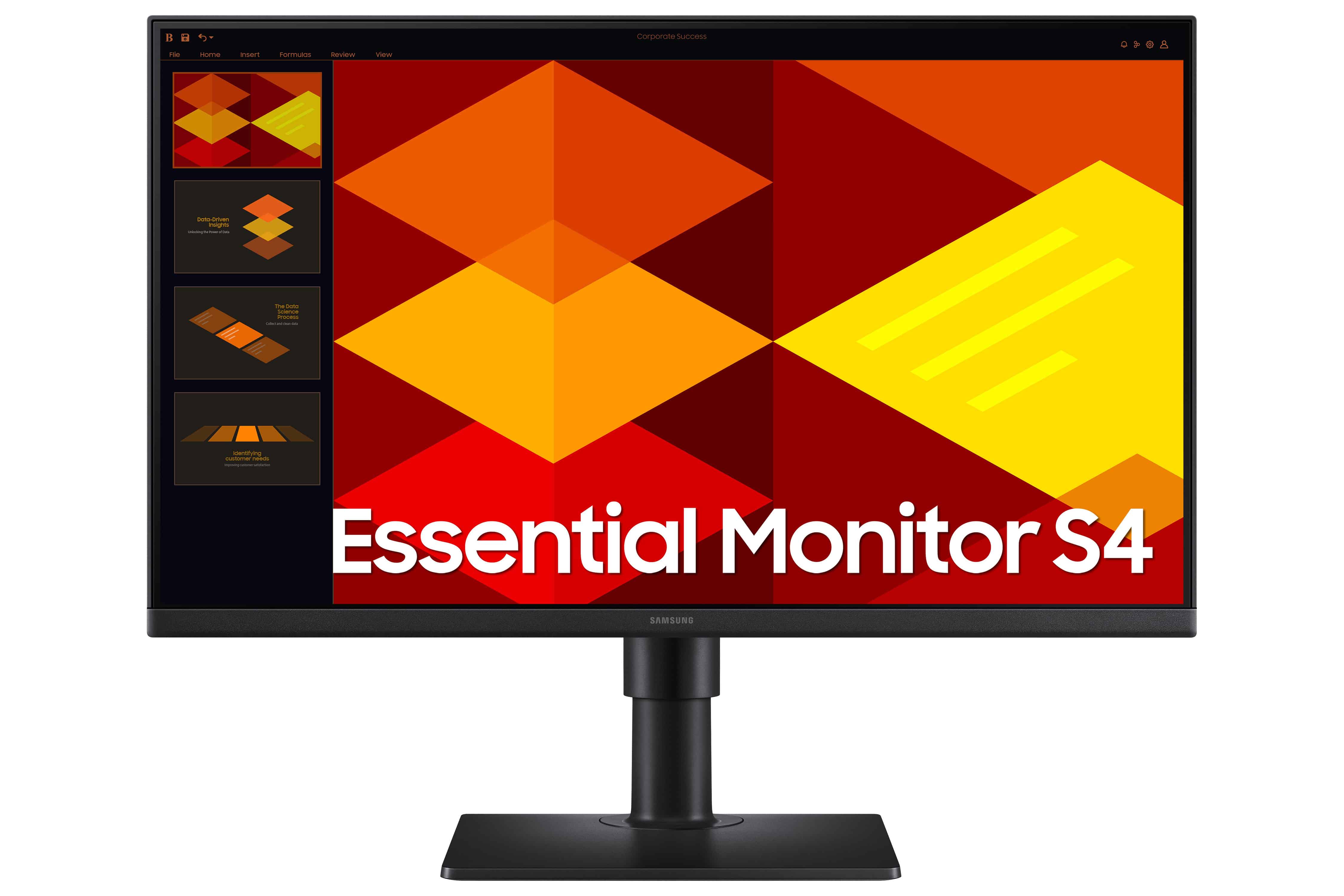 Samsung S24D402G computer monitor 61 cm (24") 1920 x 1080 Pixels Full HD LCD Zwart (LS24D402GAUXEN) thumbnail