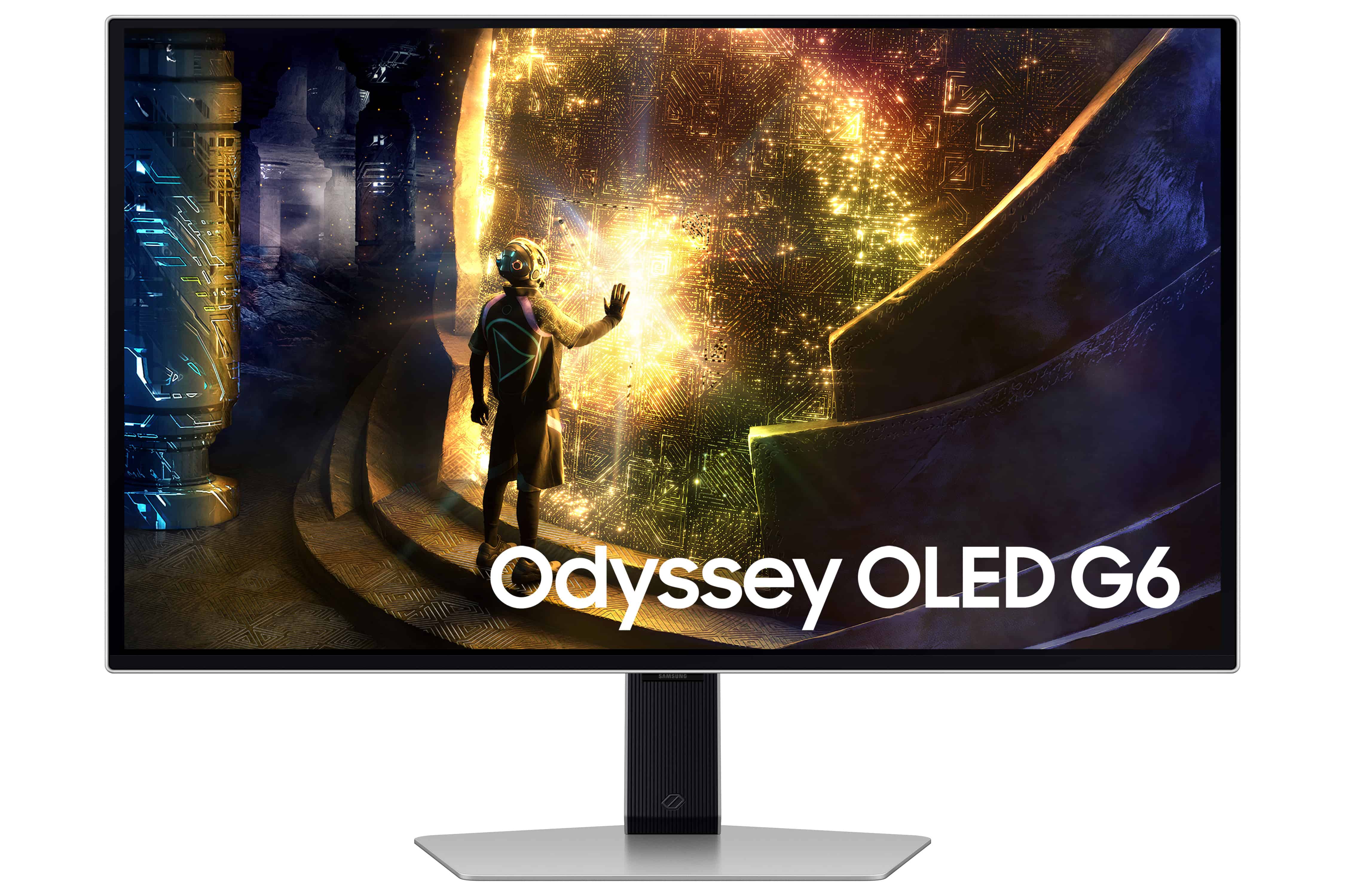 Samsung S27DG612S computer monitor 68,6 cm (27) 2560 x 1440 Pixels Quad HD OLED Zilver (LS27DG612SUXEN) thumbnail