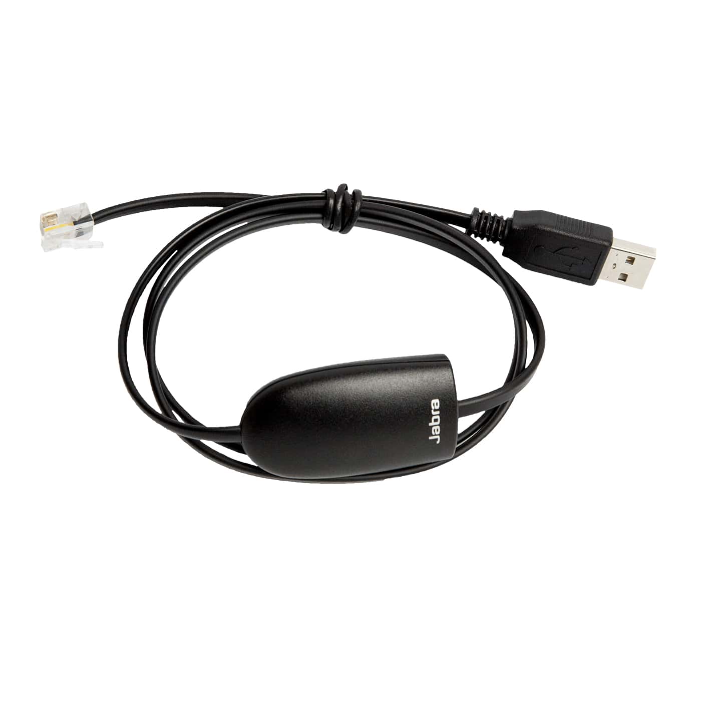 Jabra 14201-29 tussenstuk voor kabels RJ-9 USB A Zwart (14201-29) thumbnail