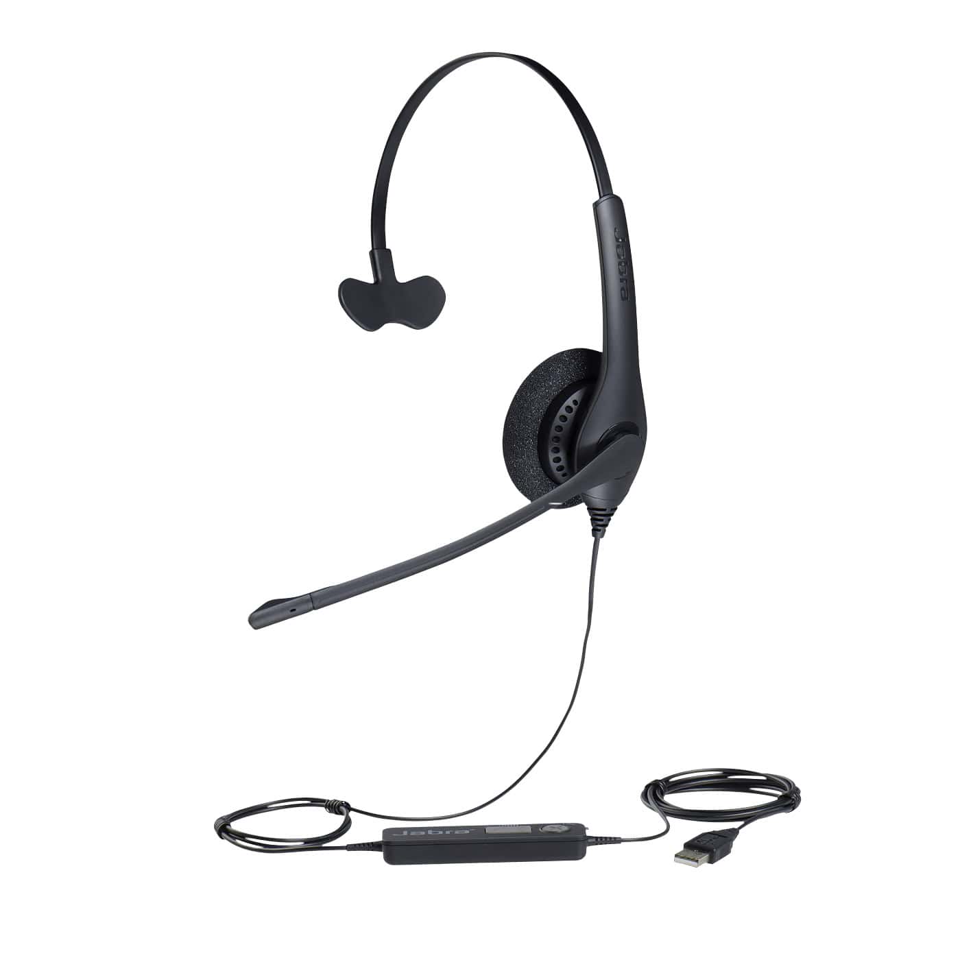 Jabra Biz 1500 Mono USB Headset Bedraad Hoofdband Kantoor/callcenter Bluetooth Zwart (1553-0159) thumbnail